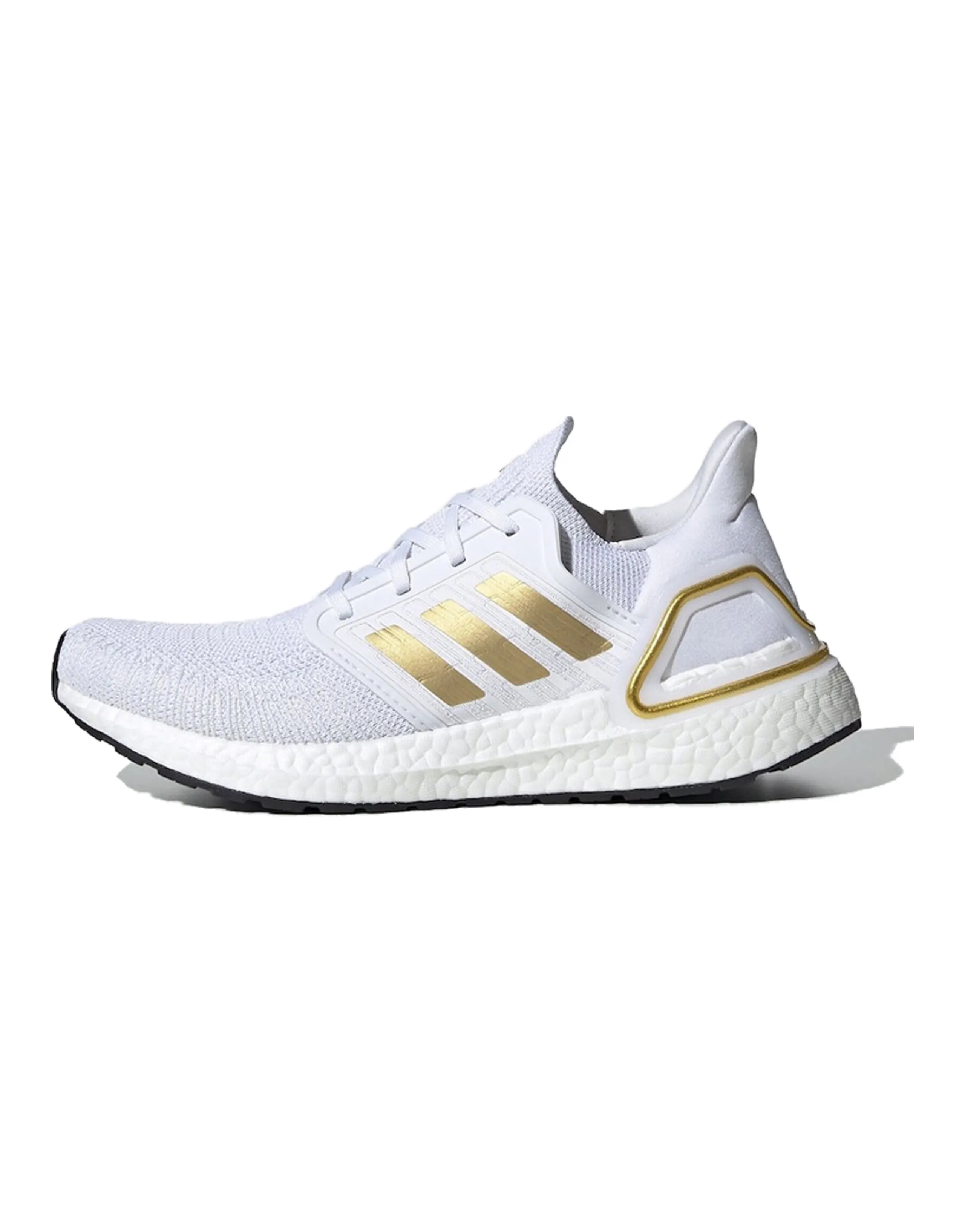 Adidas Ultra Boost 20 Cloud White Gold Metallic Women's
