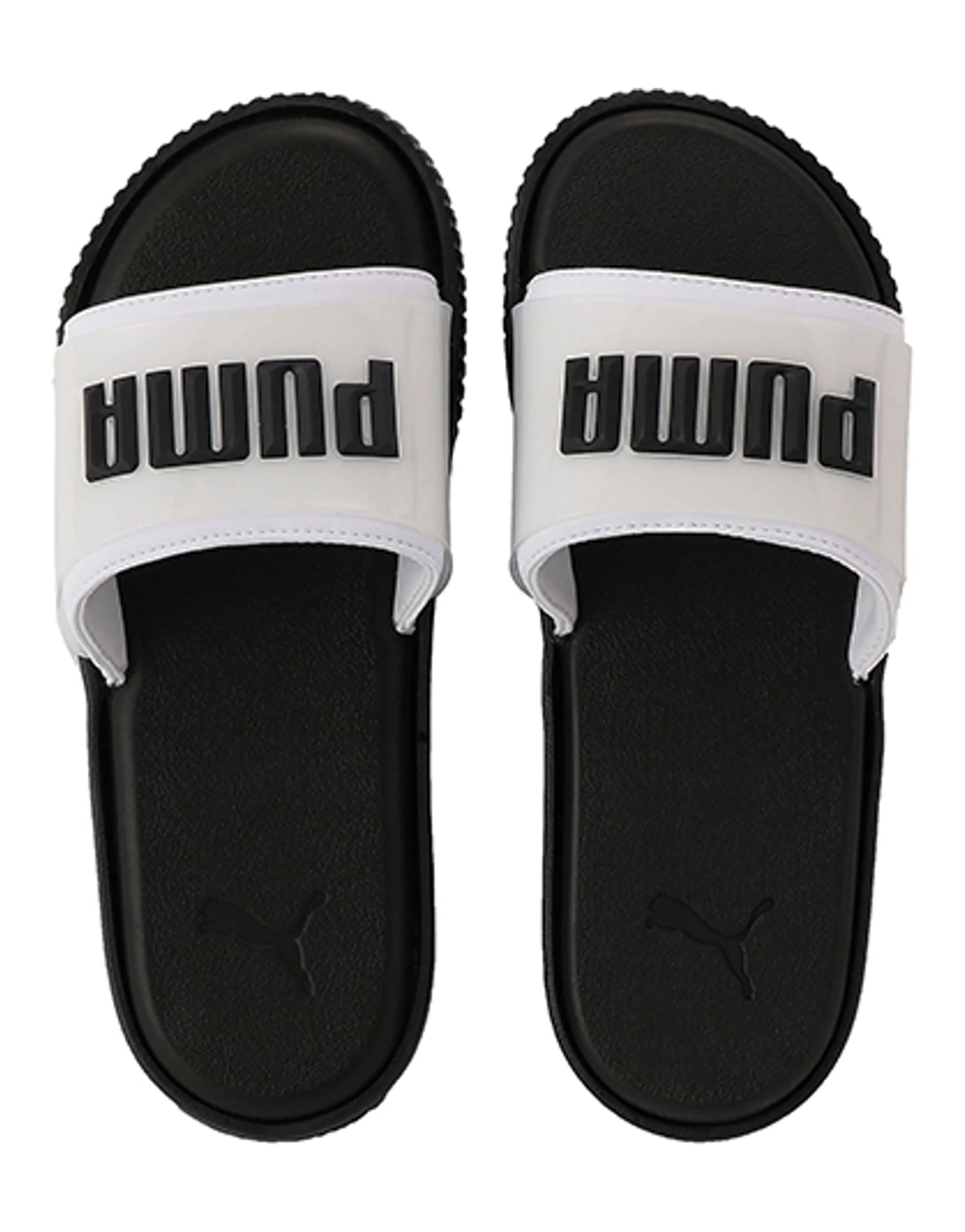 PUMA Platform Slide 'Black White' Women's