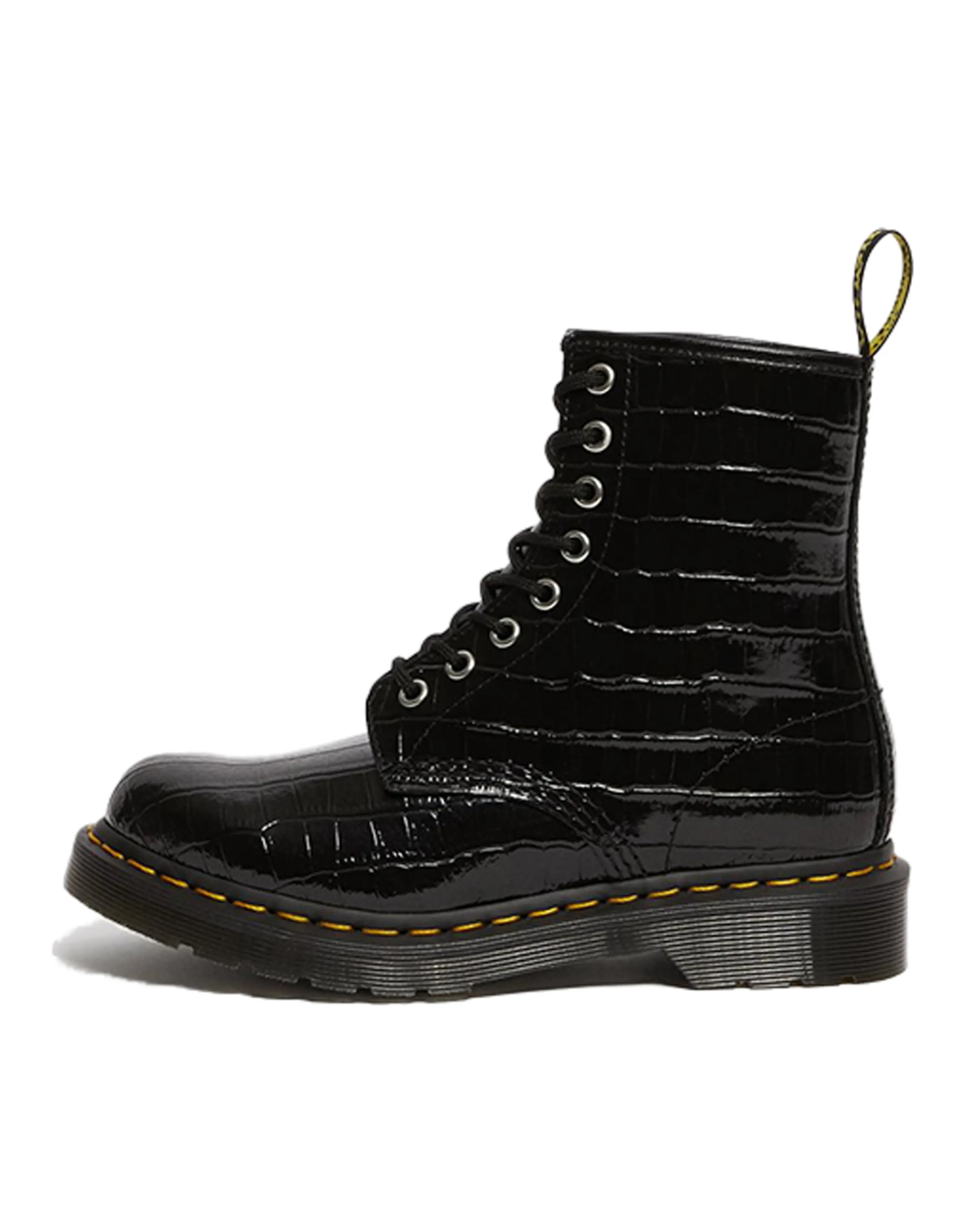 Dr.Martens 1460 Patent Leather Crocodile Print Women's