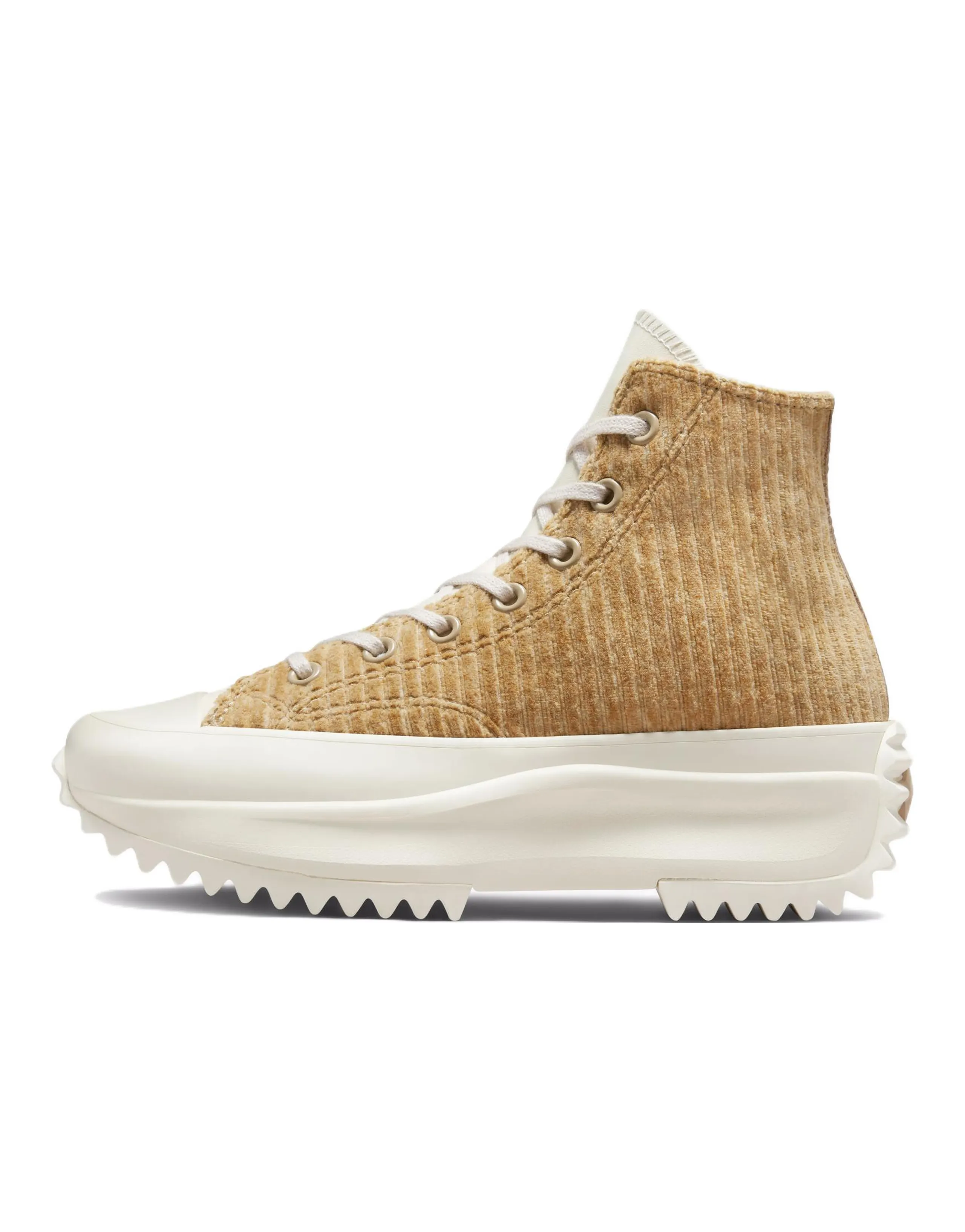 Run Star Converse Hike Platform High 'Striped Knit Nomad Khaki'