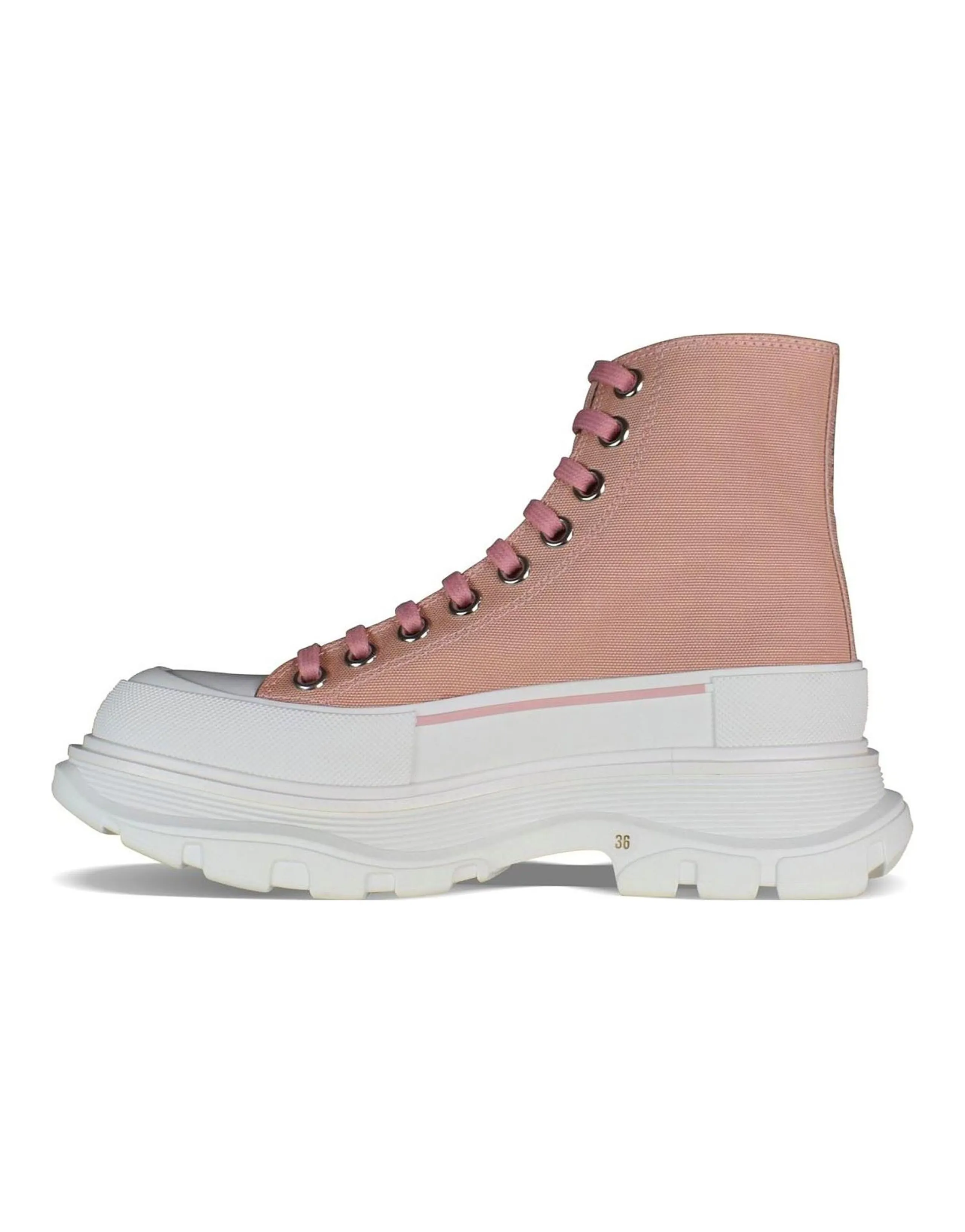 Alexander McQueen Tread Slick Boot Magnolia White Women's