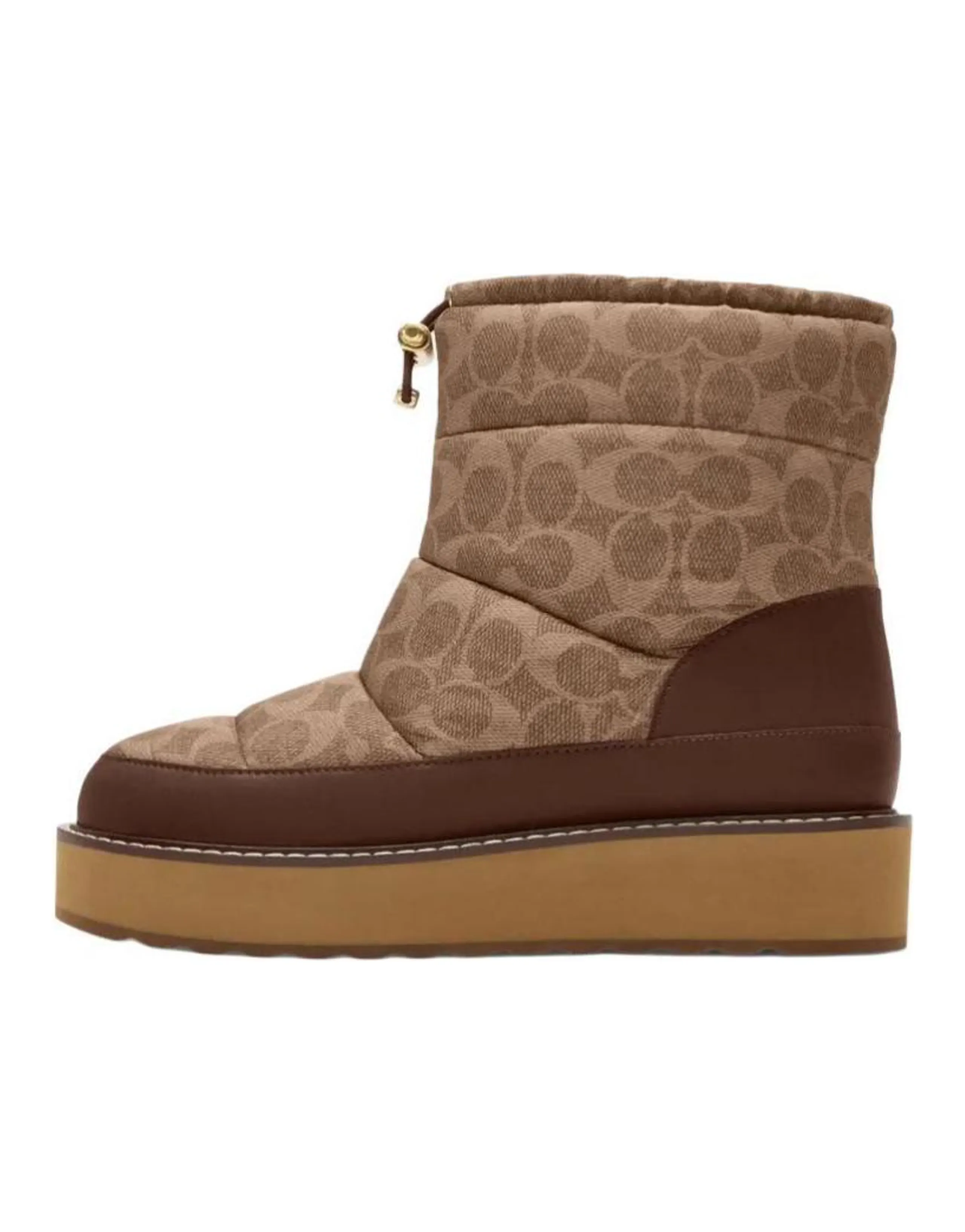 COACH Idella Short Snow Boots Women's Brown