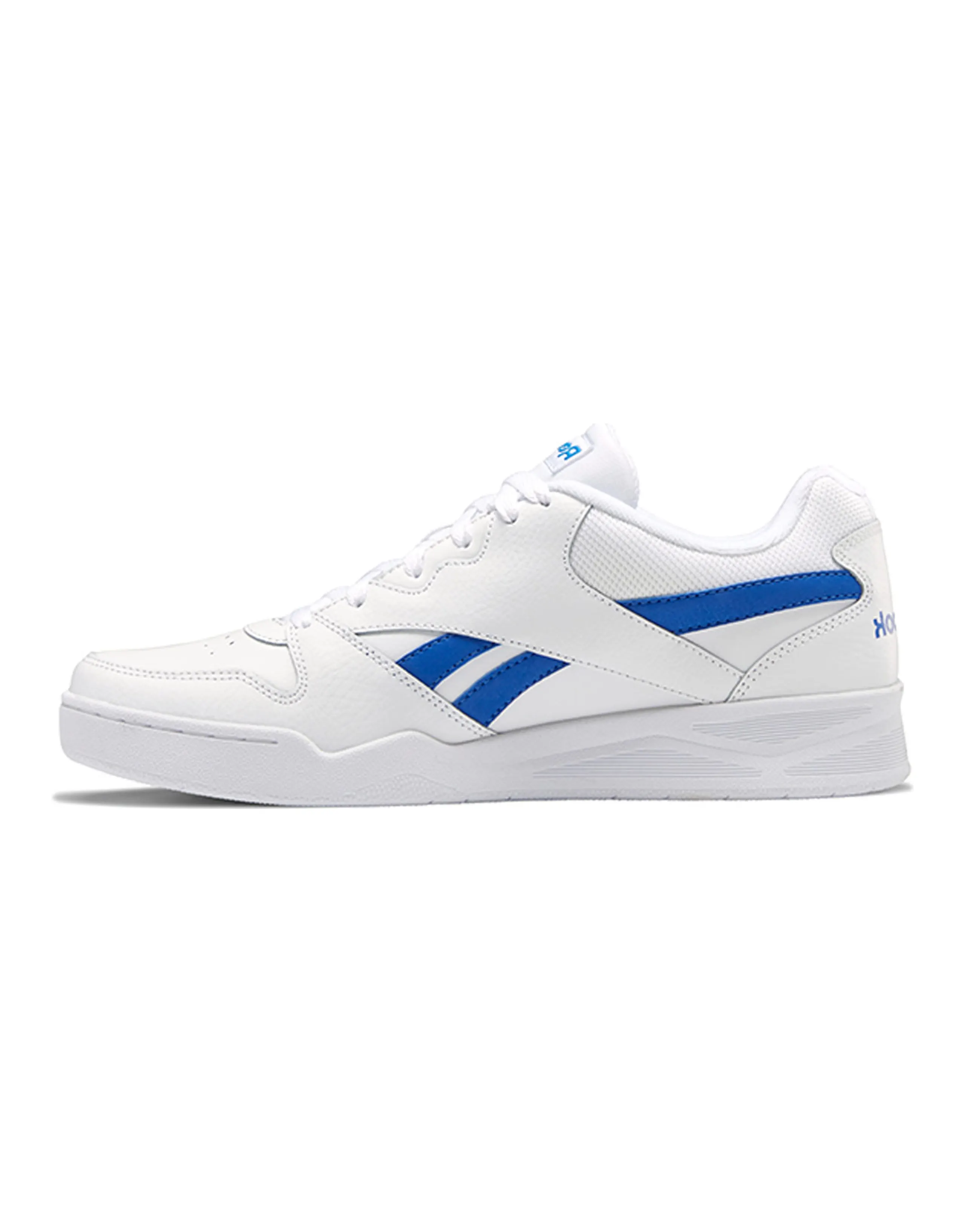 Reebok Royal BB4500 Low 2 Round Toe Lace-Up Low-Top Basketball Shoes Unisex Blue White Red