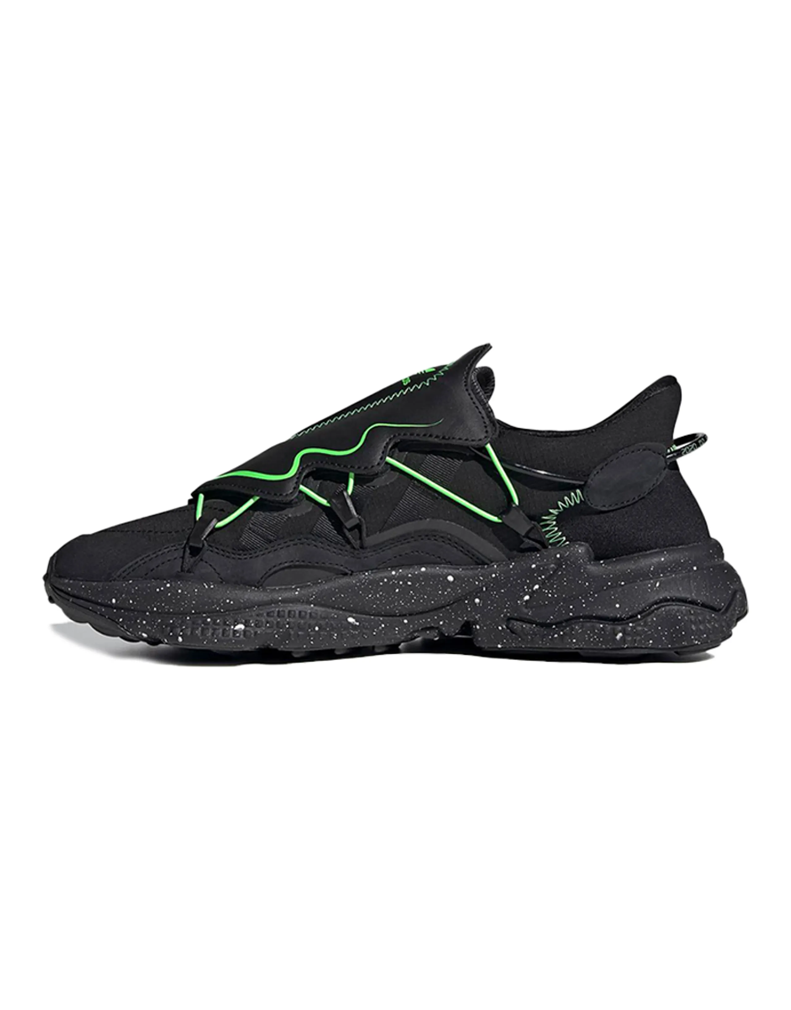 Ozweego Adidas Originals 'Black Solar Green'
