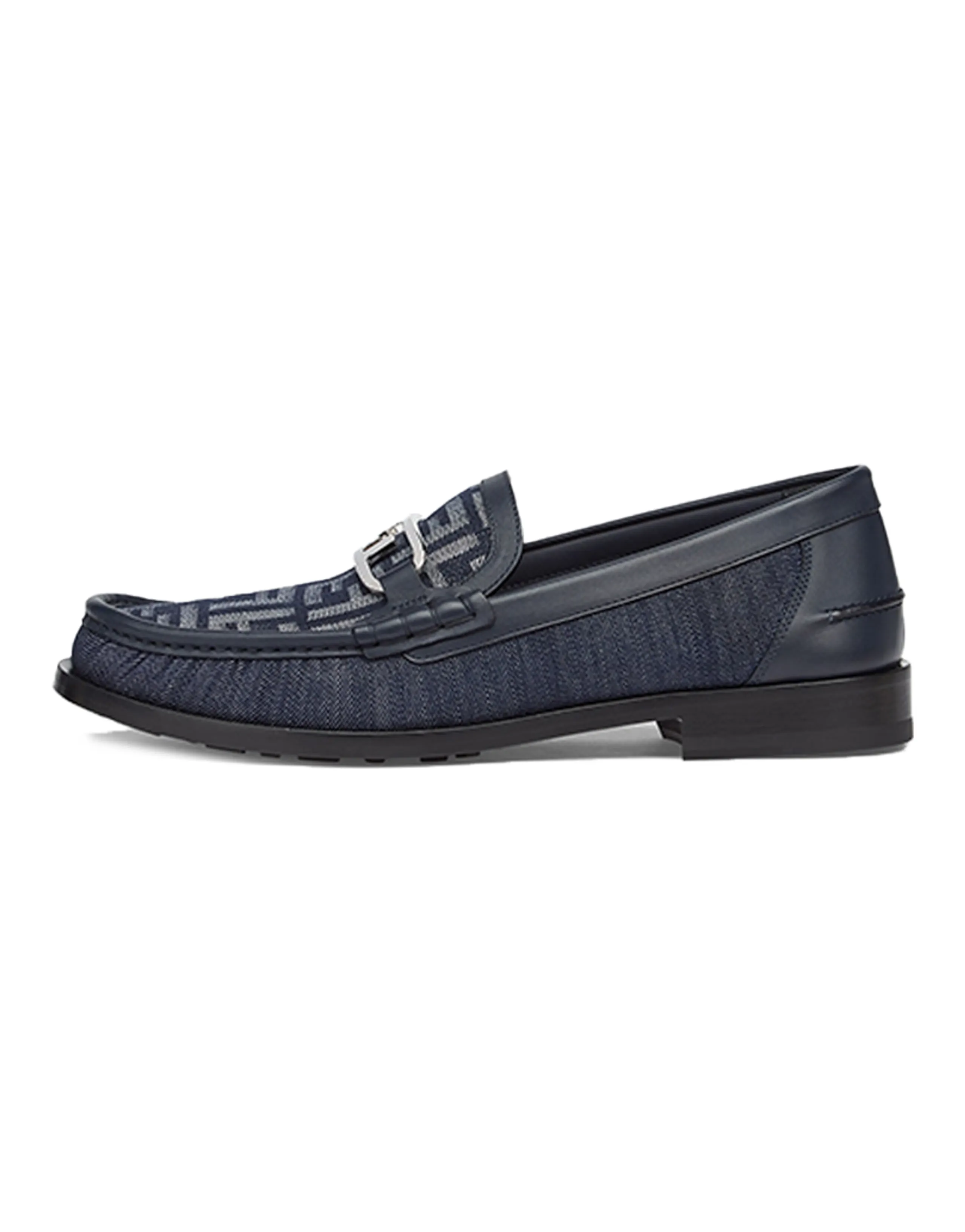 FENDI O'Lock Men's Casual Shoes Men Low-Top Blue