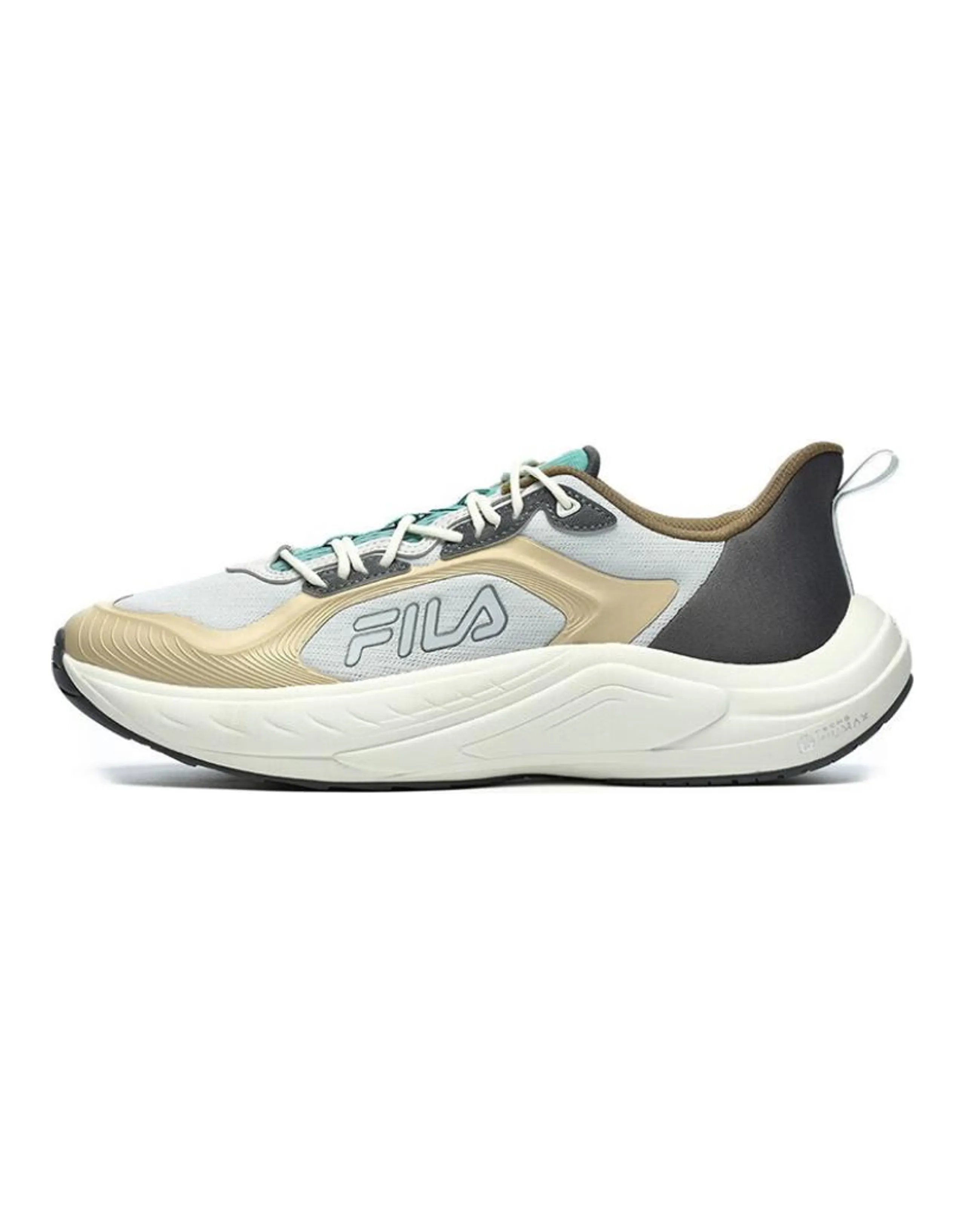 FILA WOLF Anti-Slip And Wear-Resistant Breathable Low-Top Casual Shoes Men's Nightfall Gray