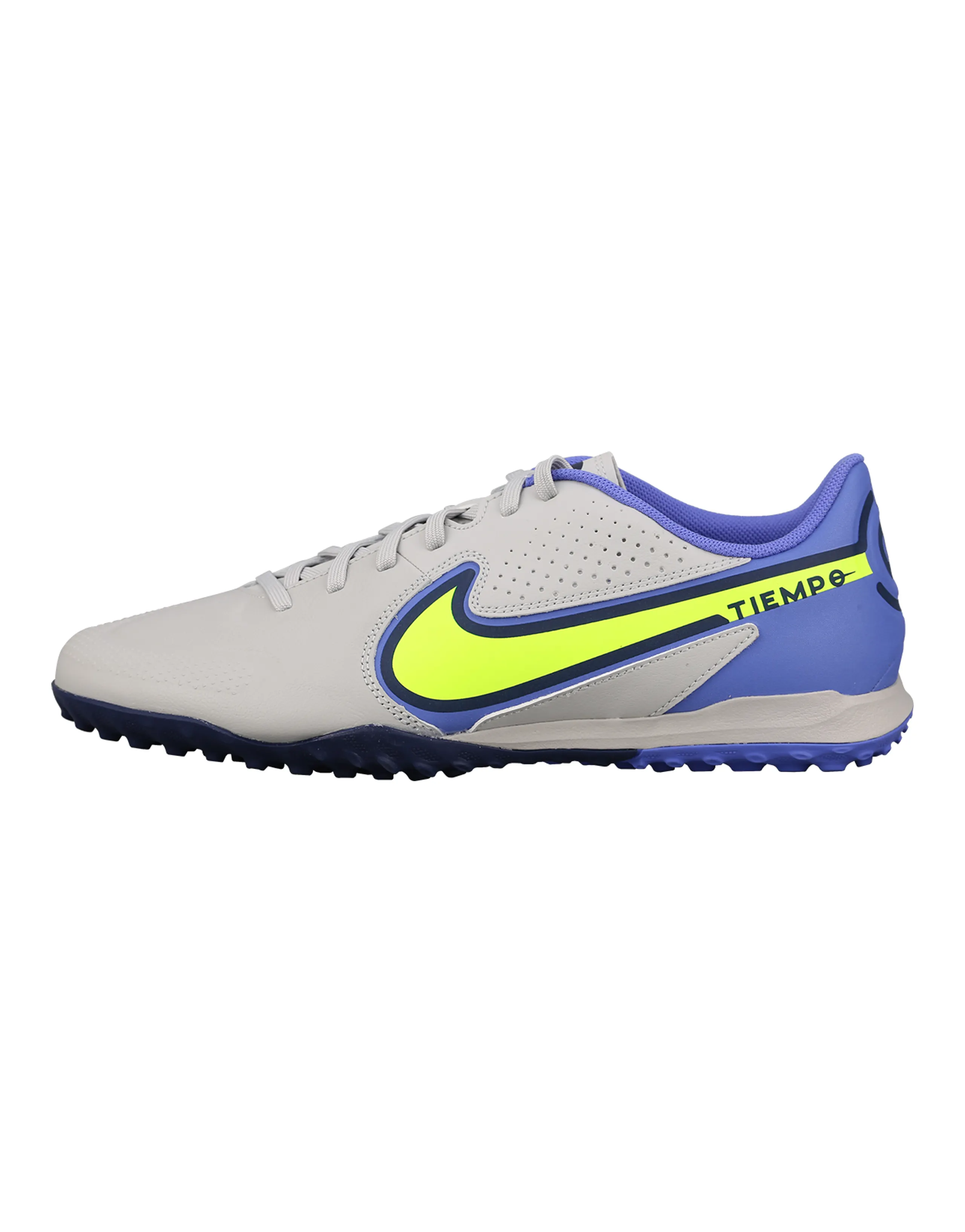 Nike Legend 9 Academy Tf Turf Low Top Soccer Shoes Grey Gray