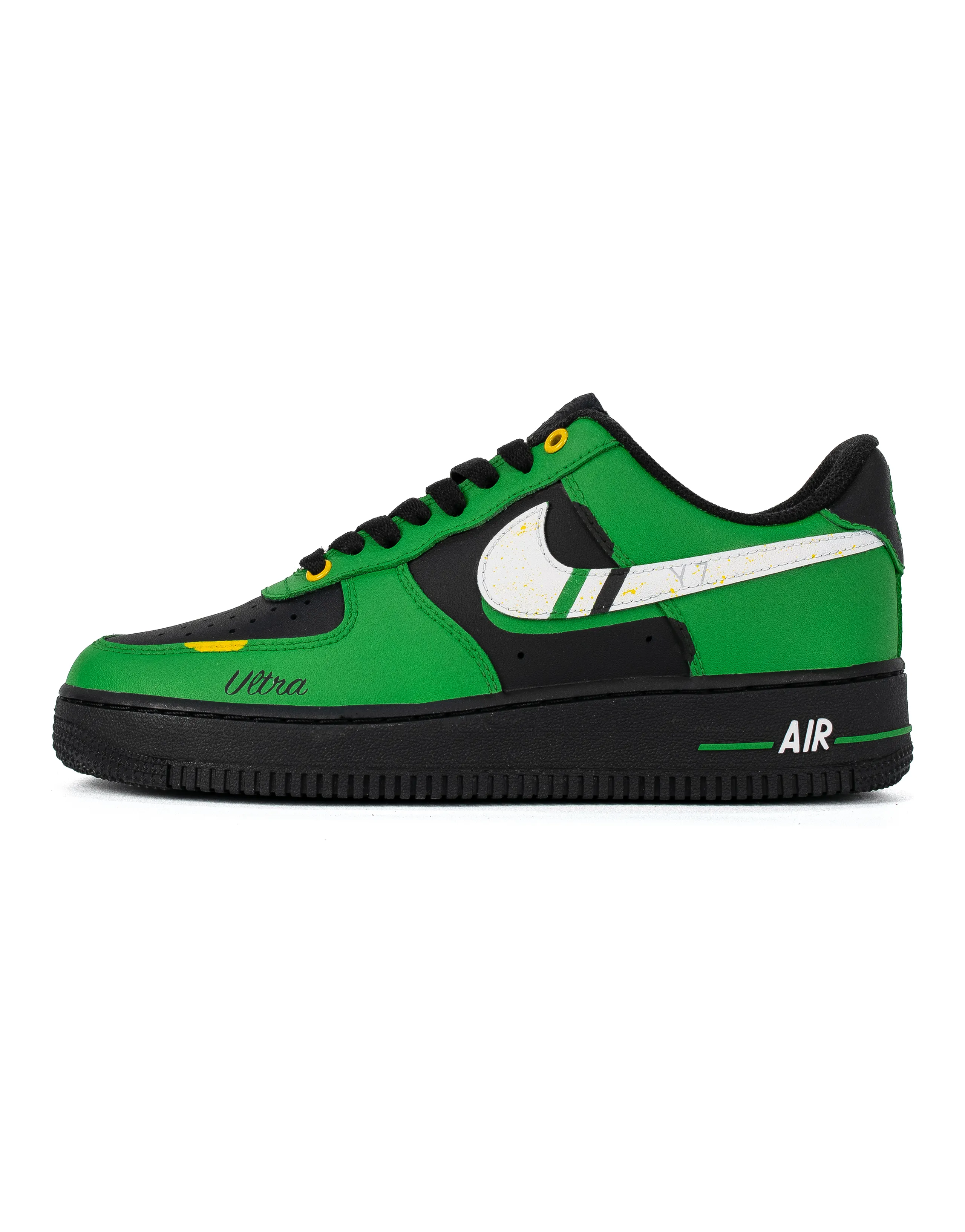 [Custom Sneakers] Nike Air Force 1 Simple Retro Racing Green Low-Top Sneakers Unisex Green