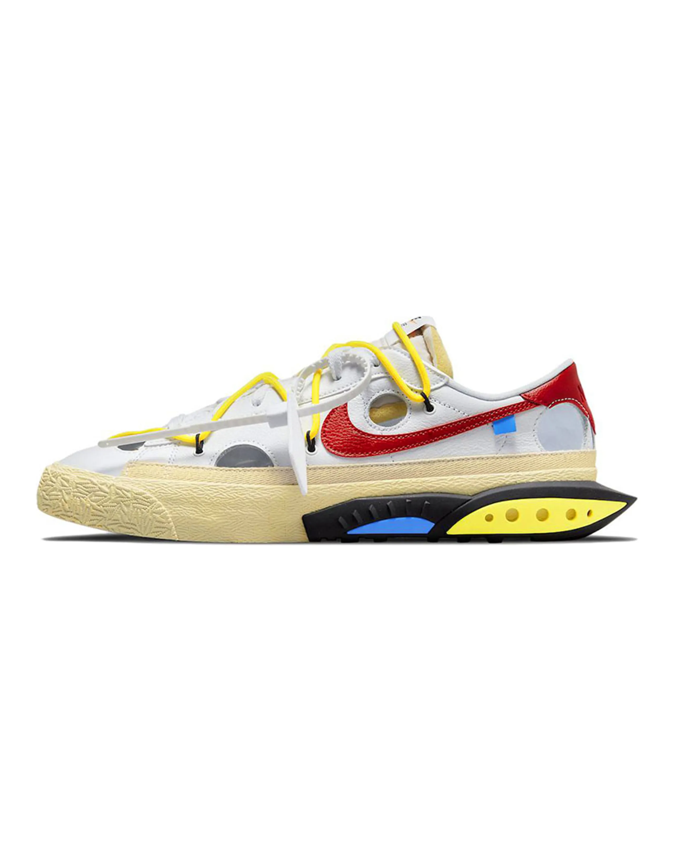 Nike X Off White Blazer Low 'White University Red'