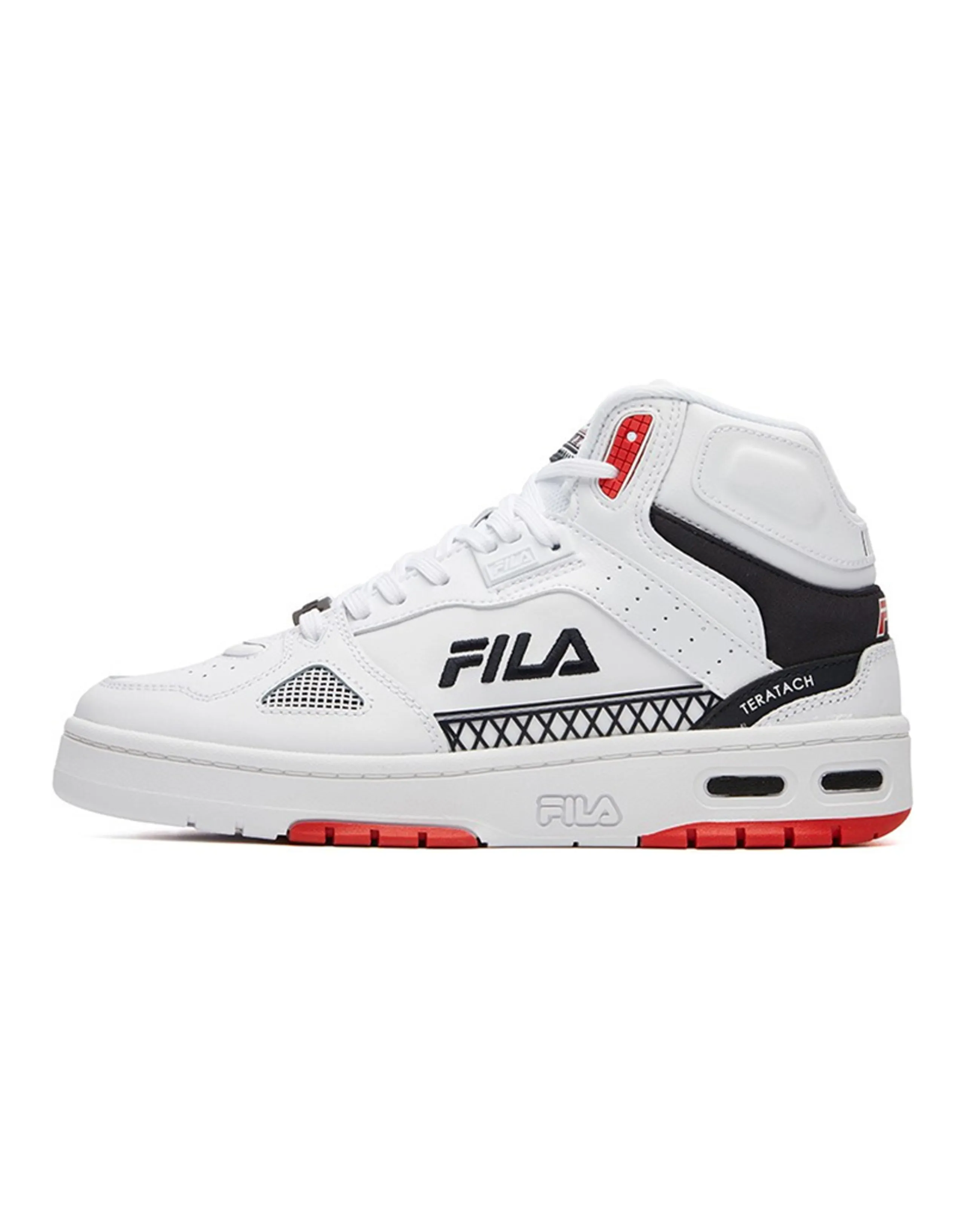 FILA Teratach High Top White/Red/Black Women's