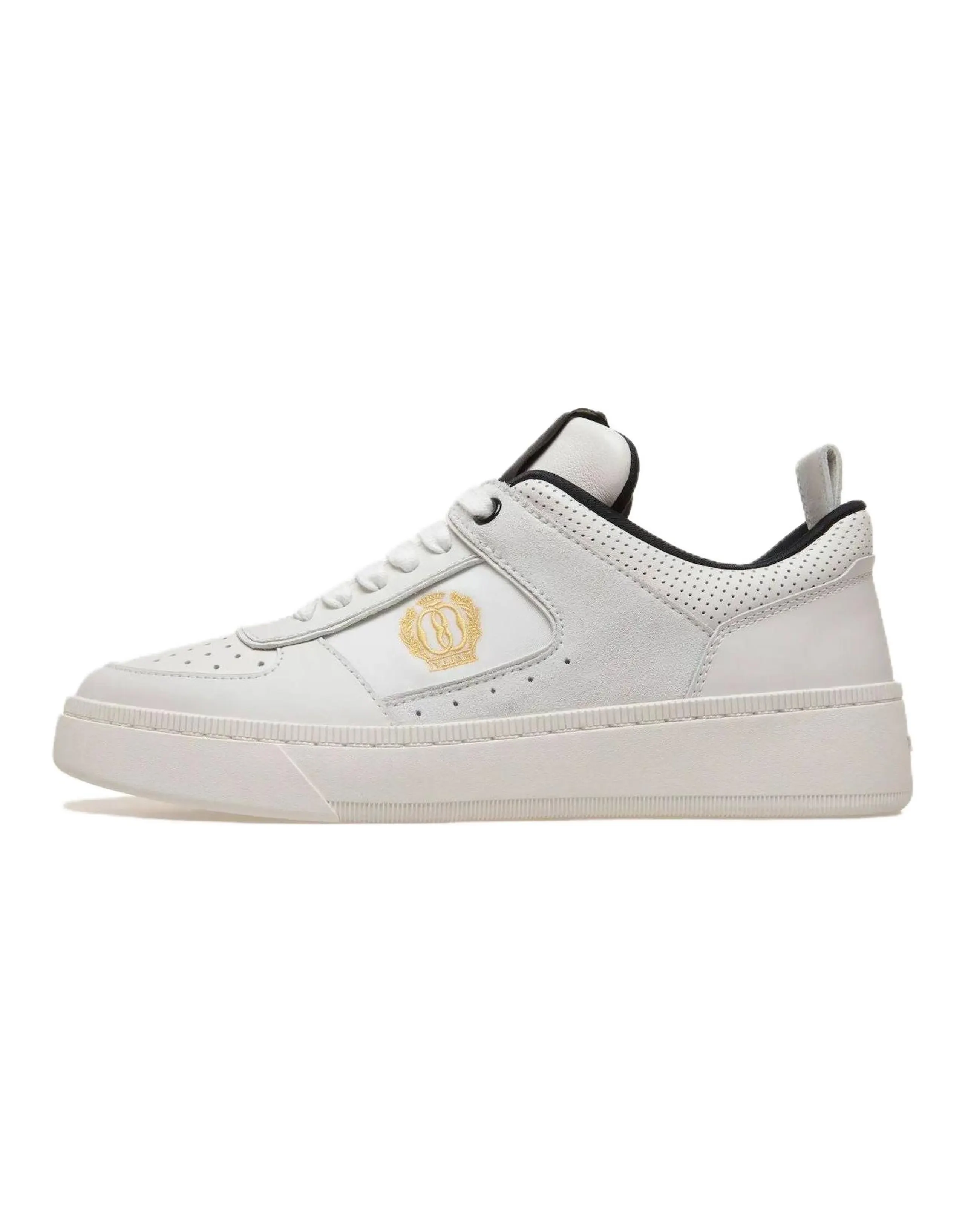 BALLY Low Top Skateboard Shoes Women's White Gray