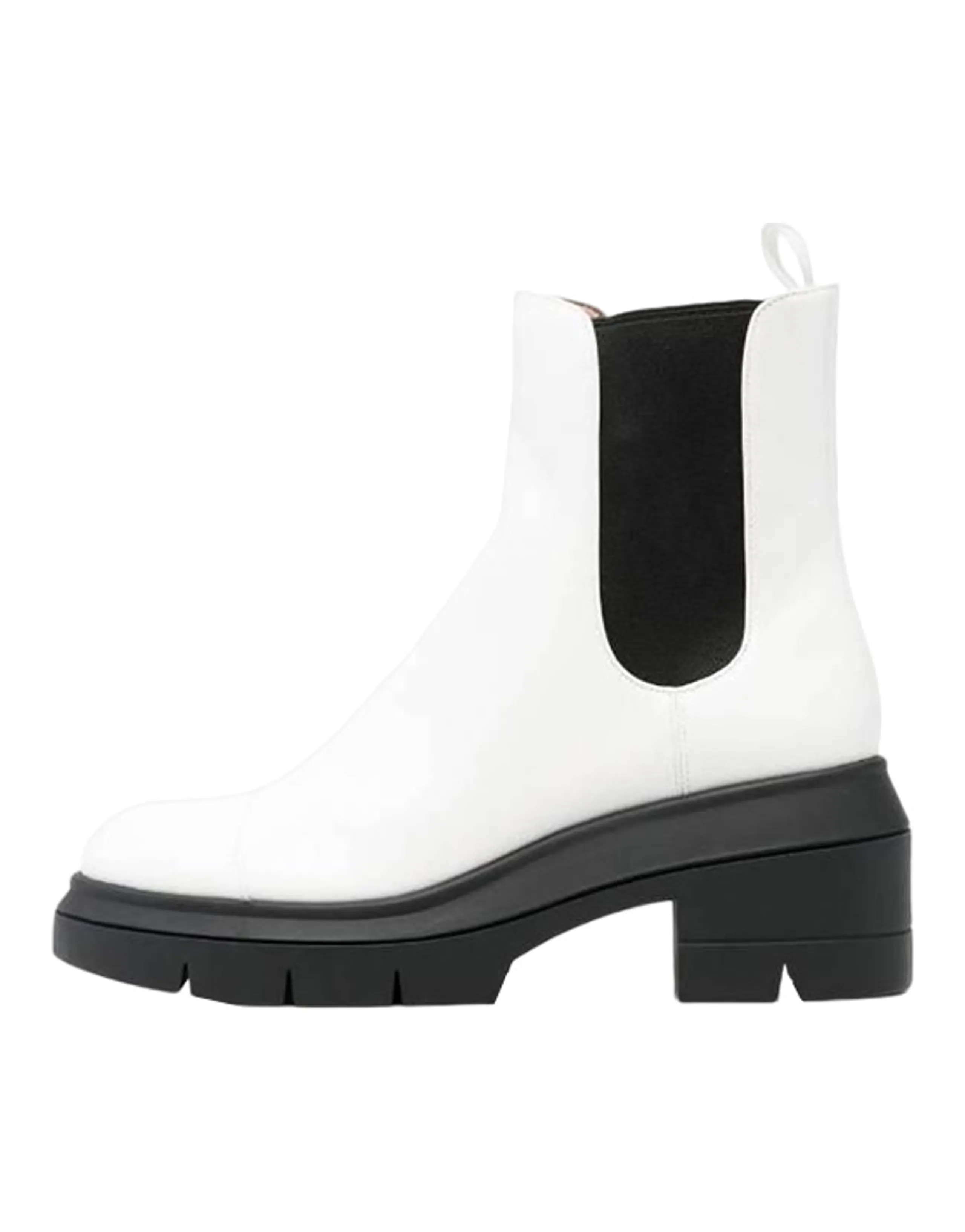 stuart weitzman Block-heel Leather Chelsea Boots