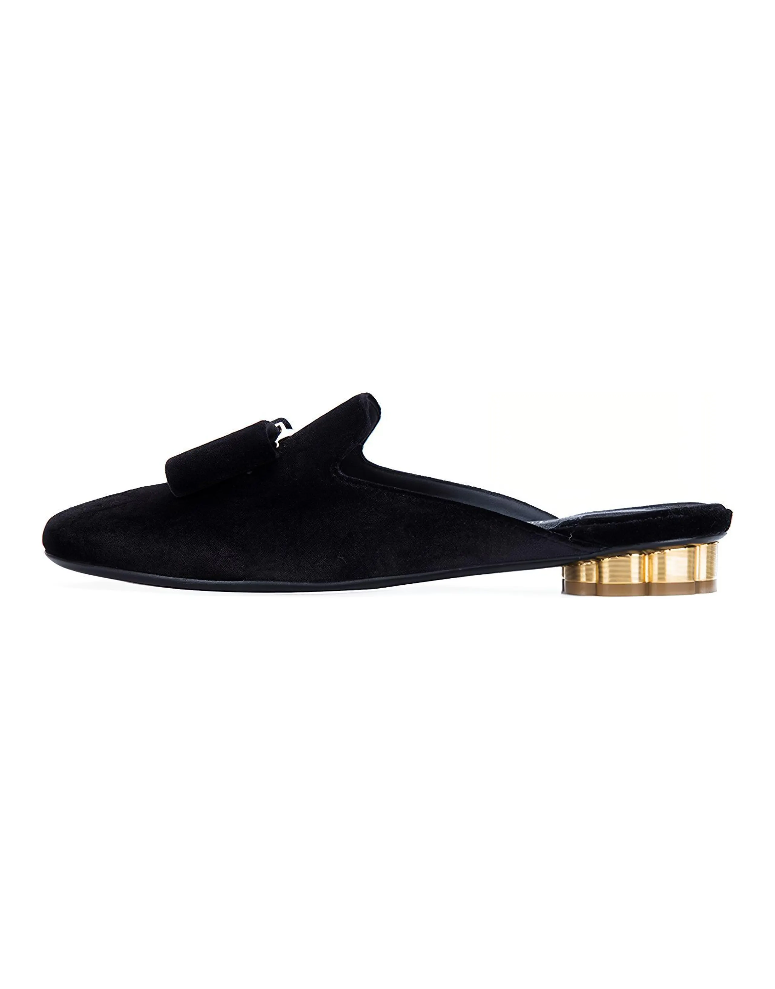 FERRAGAMO Sciacca Women's Casual Flats Women's Black