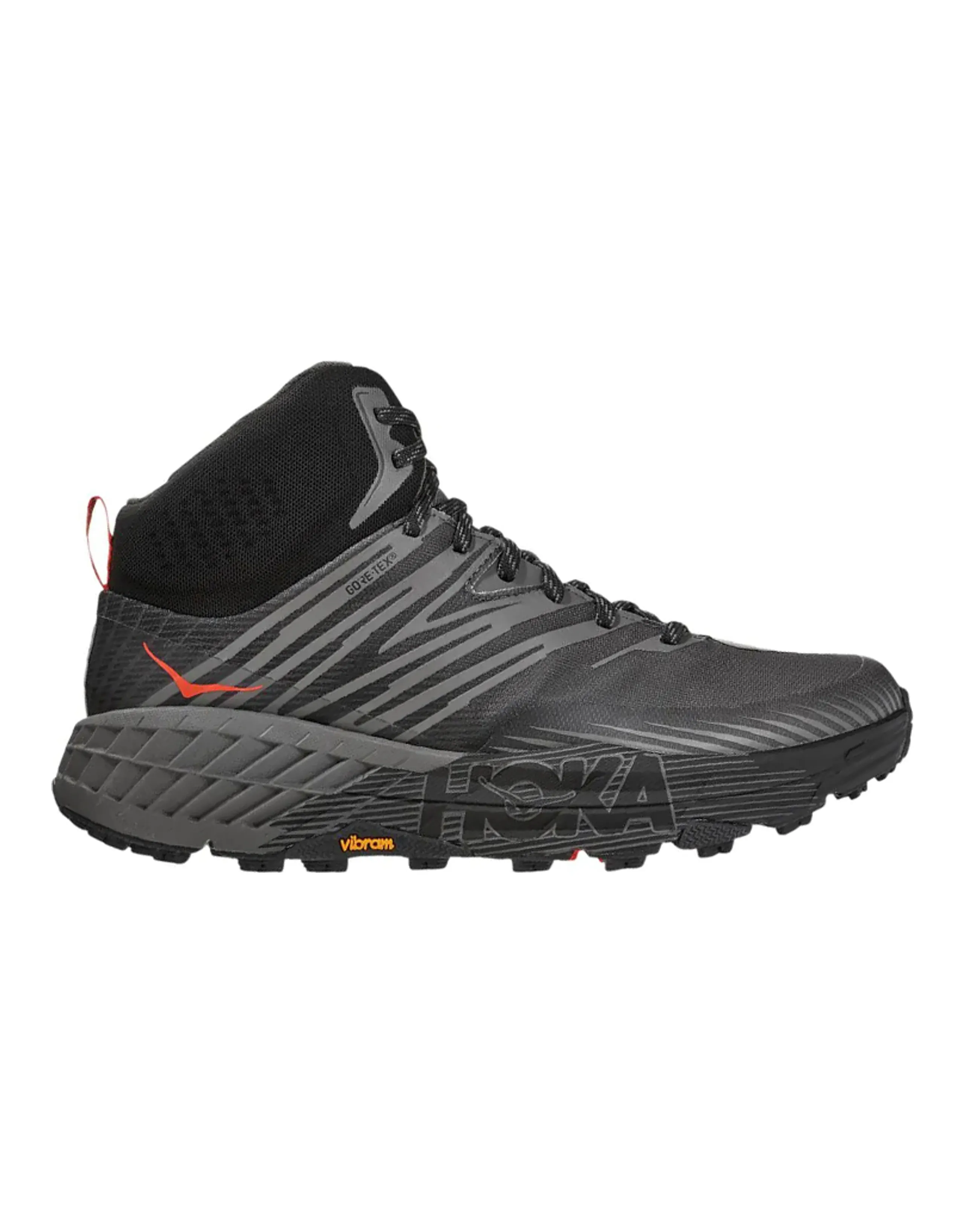 HOKA ONE ONE Speedgoat Mid Gore Tex 2 Black Grey Red