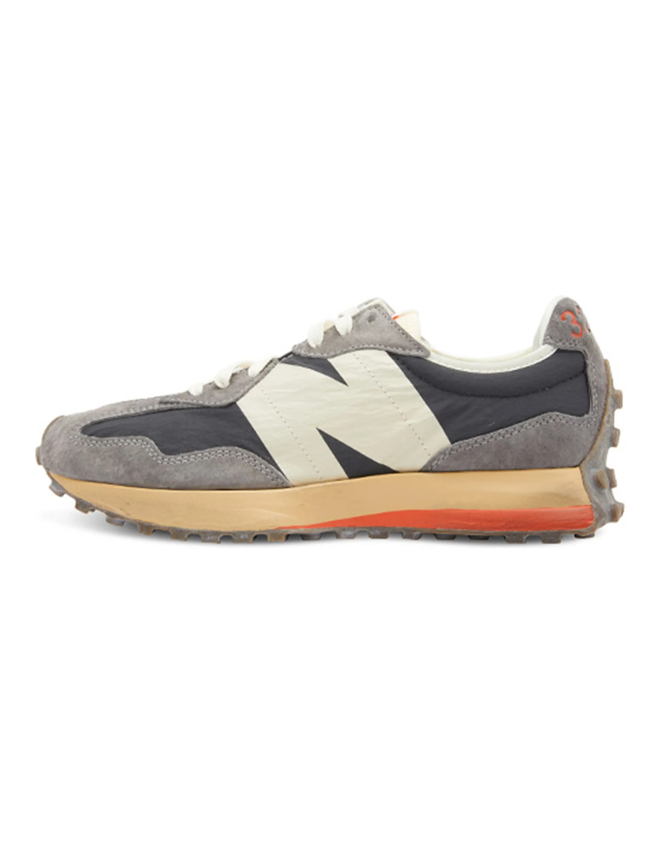 New Balance 327 White Grey Split