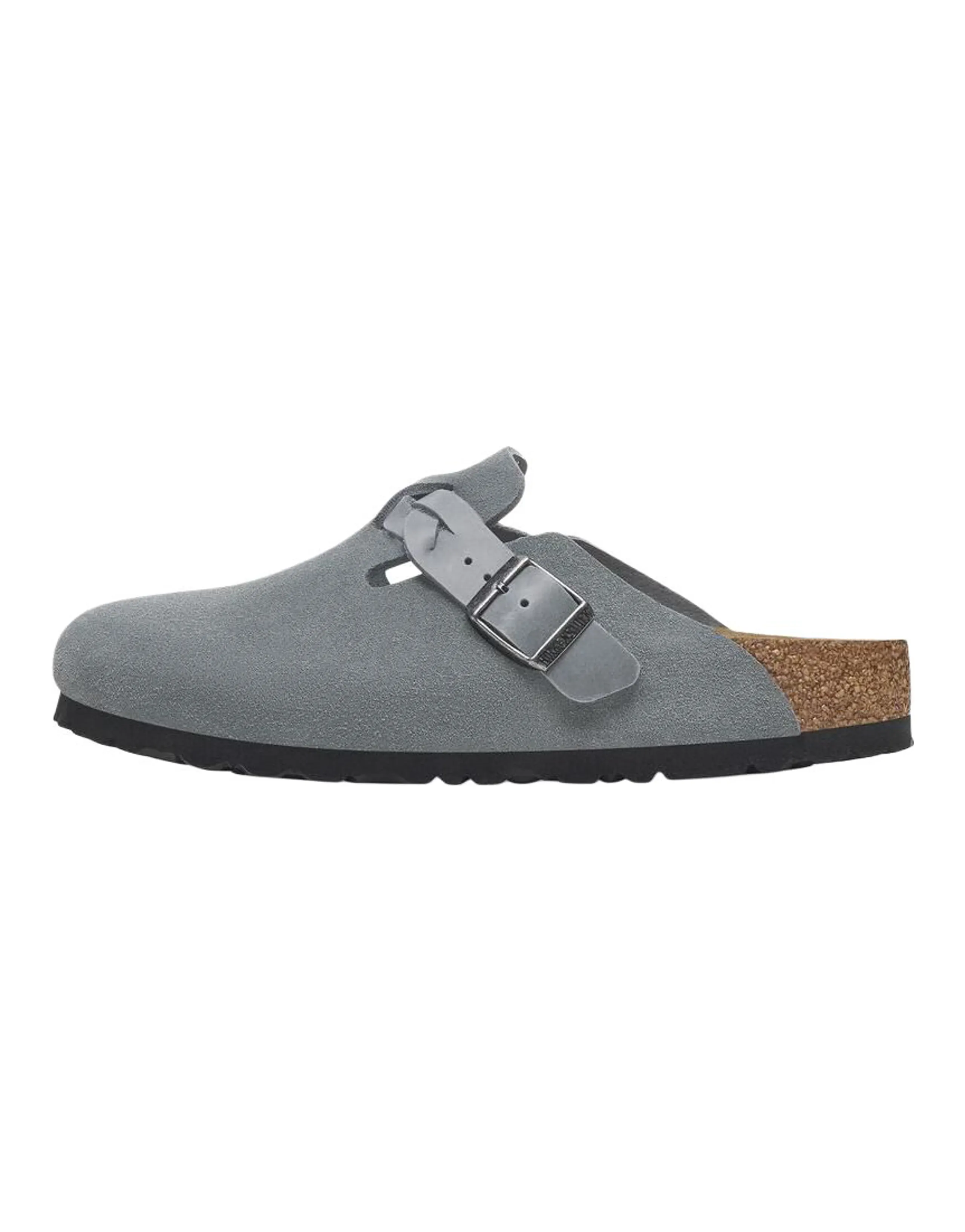 Birkenstock Boston Braided Elegant Comfortable EVA Closed-Toe Clogs Women's Basalt Grey Narrow