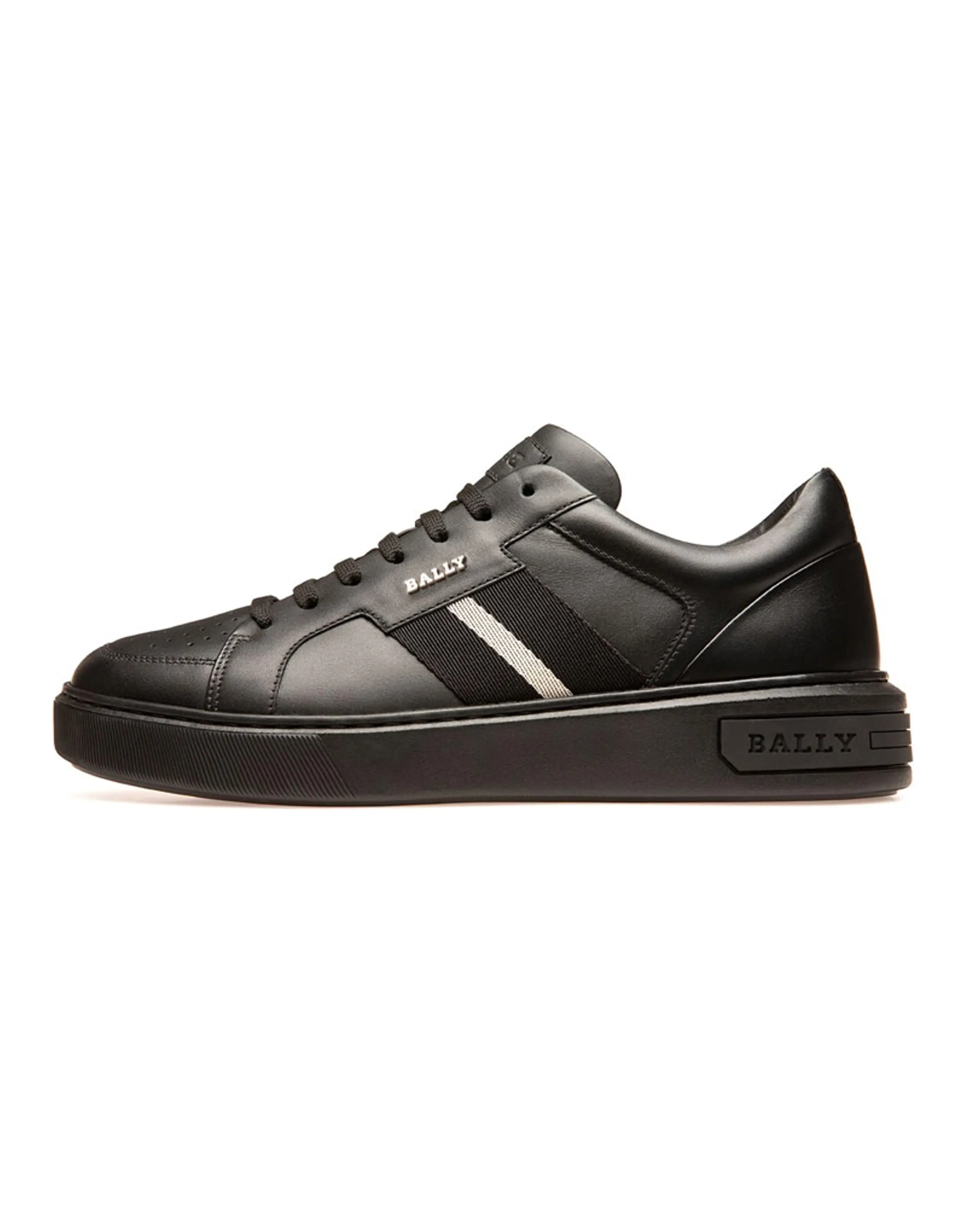 BALLY Skateboard Shoes Men Low-Top Black