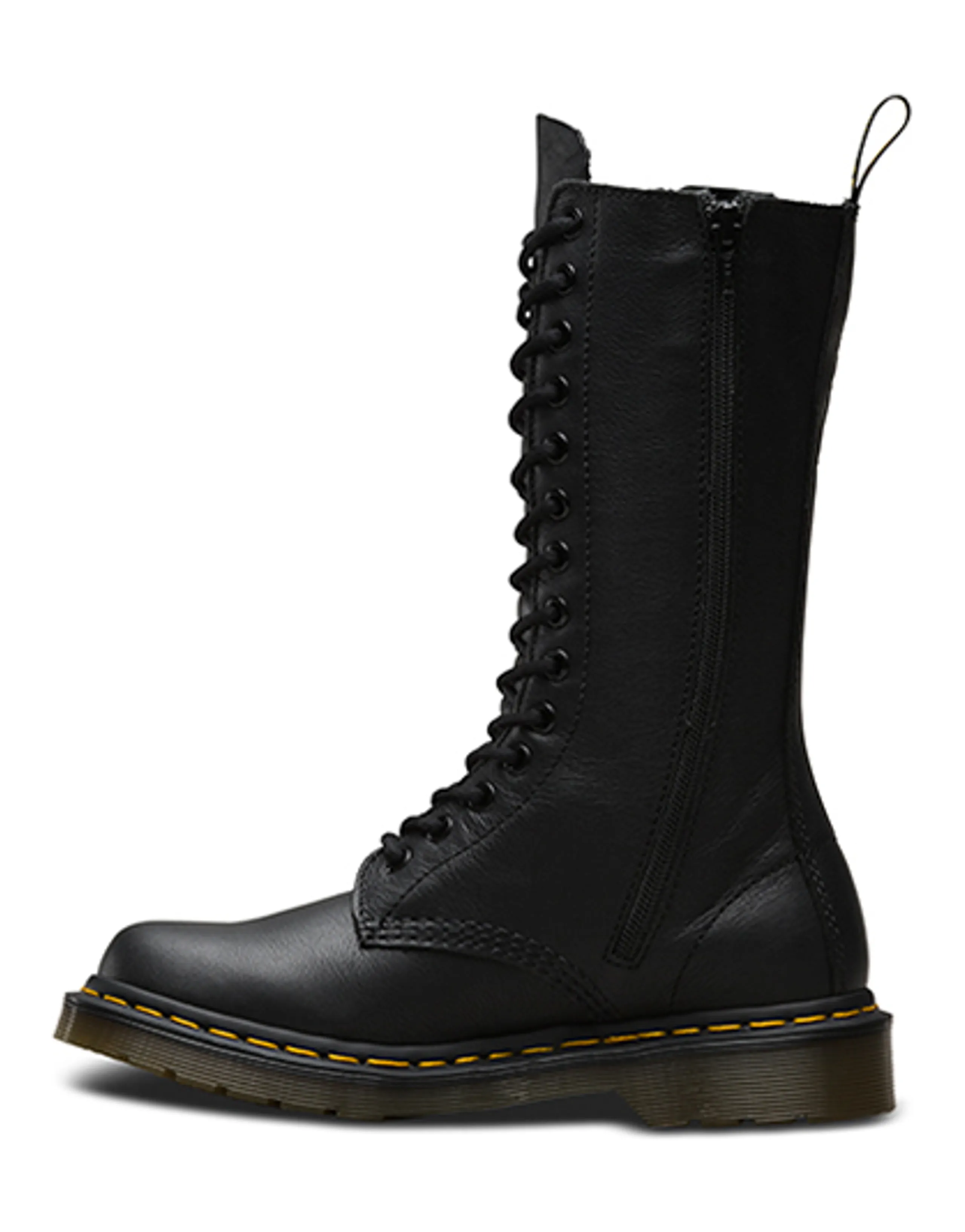 Dr.Martens 1B99 Leather Mid Calf Boot 'Black Virginia' Women's