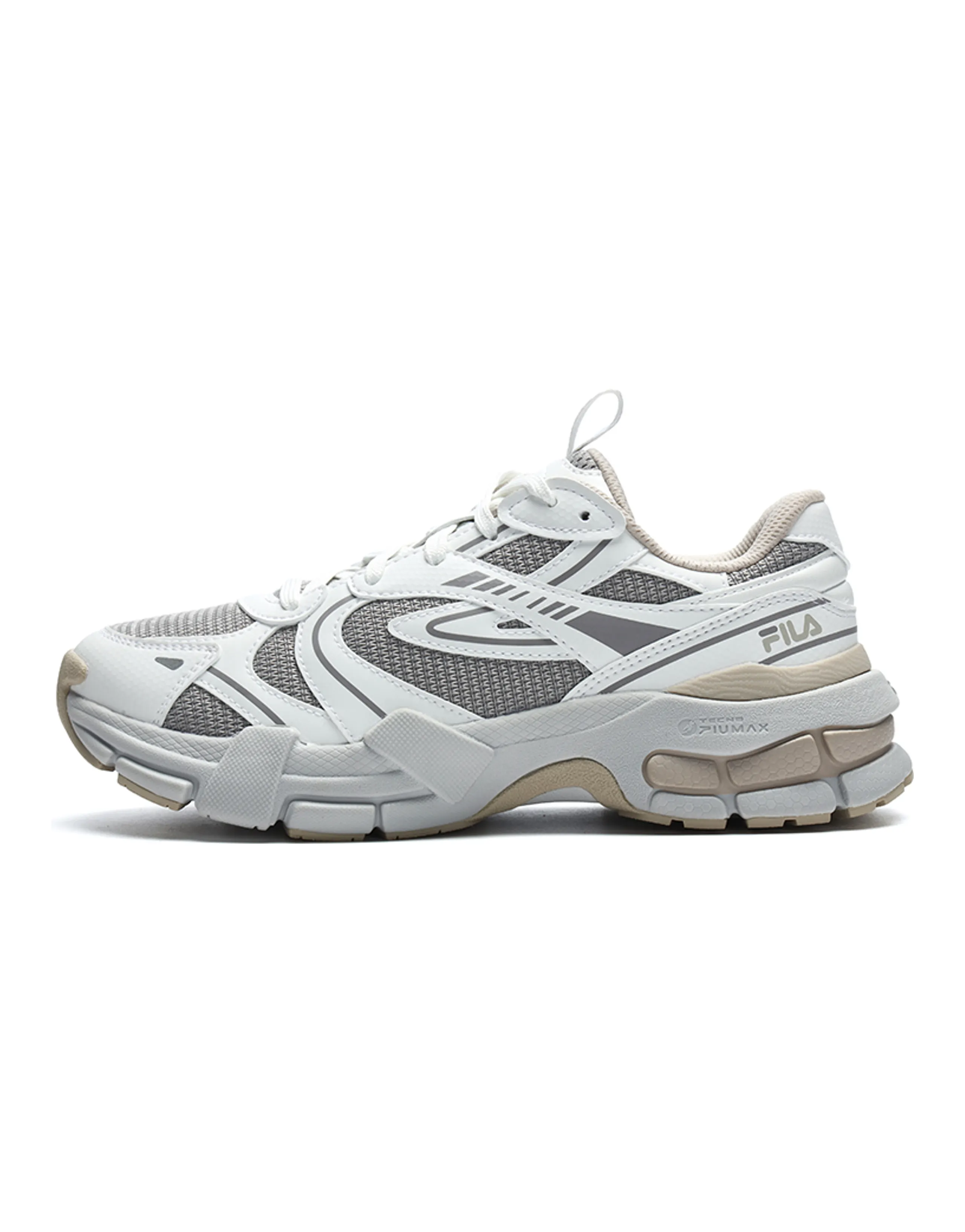 FILA Decoder Athletic Shoes 'White Grey' Women's