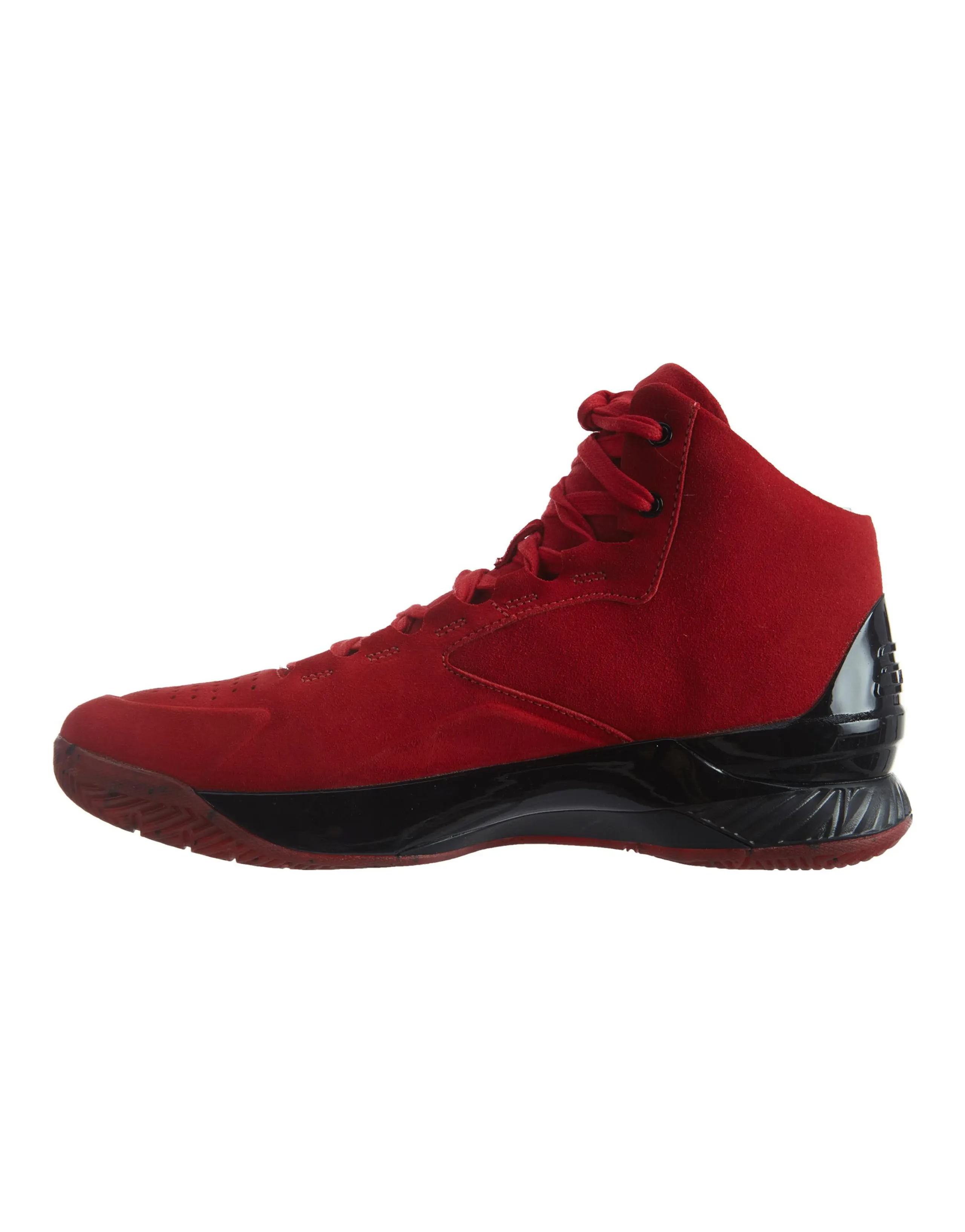 Under Armour Curry 1 Lux Mid Sde Red/Black Red