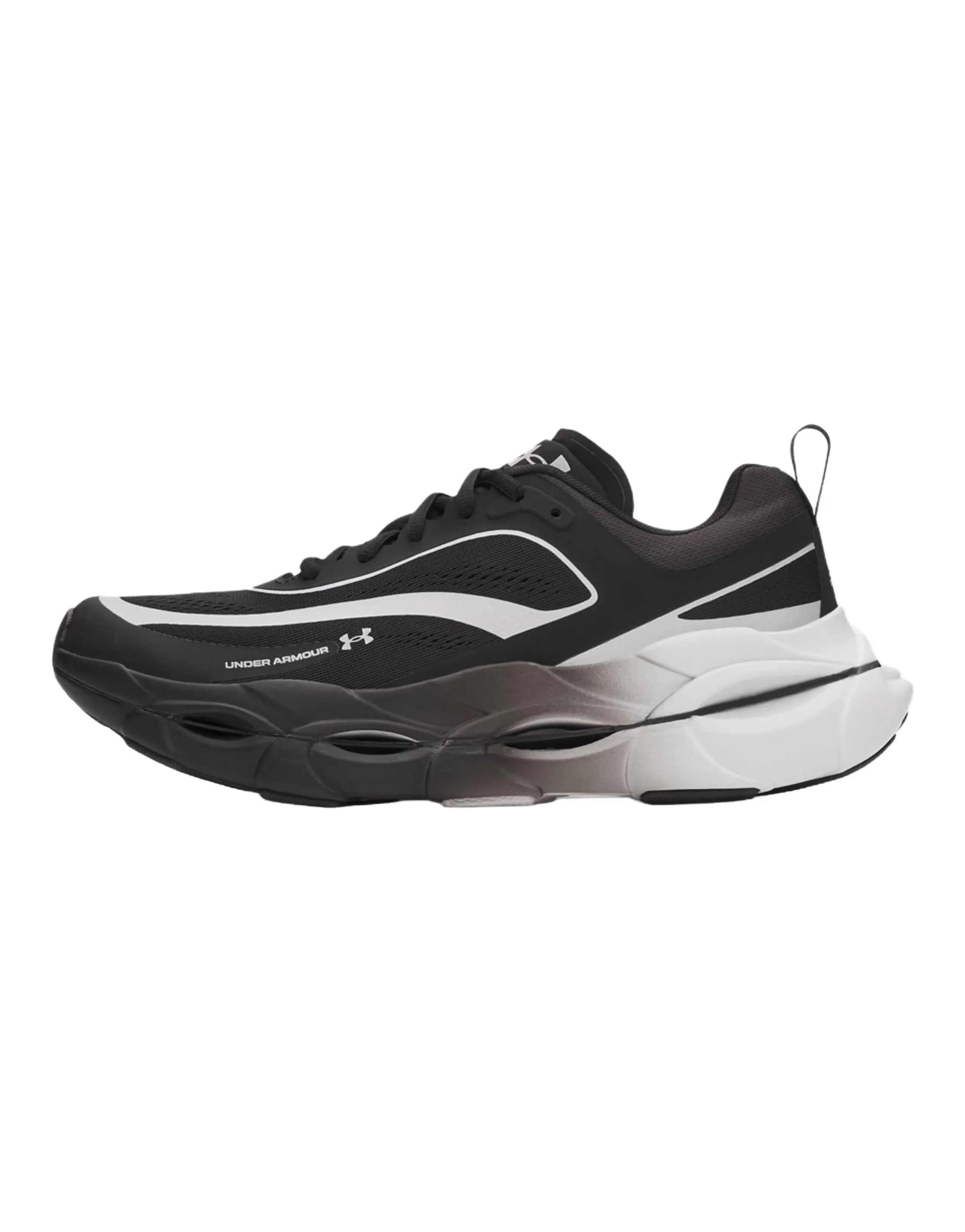 Under Armour Halo Racer Men's Curry Fashion Support Running Shoes Black White