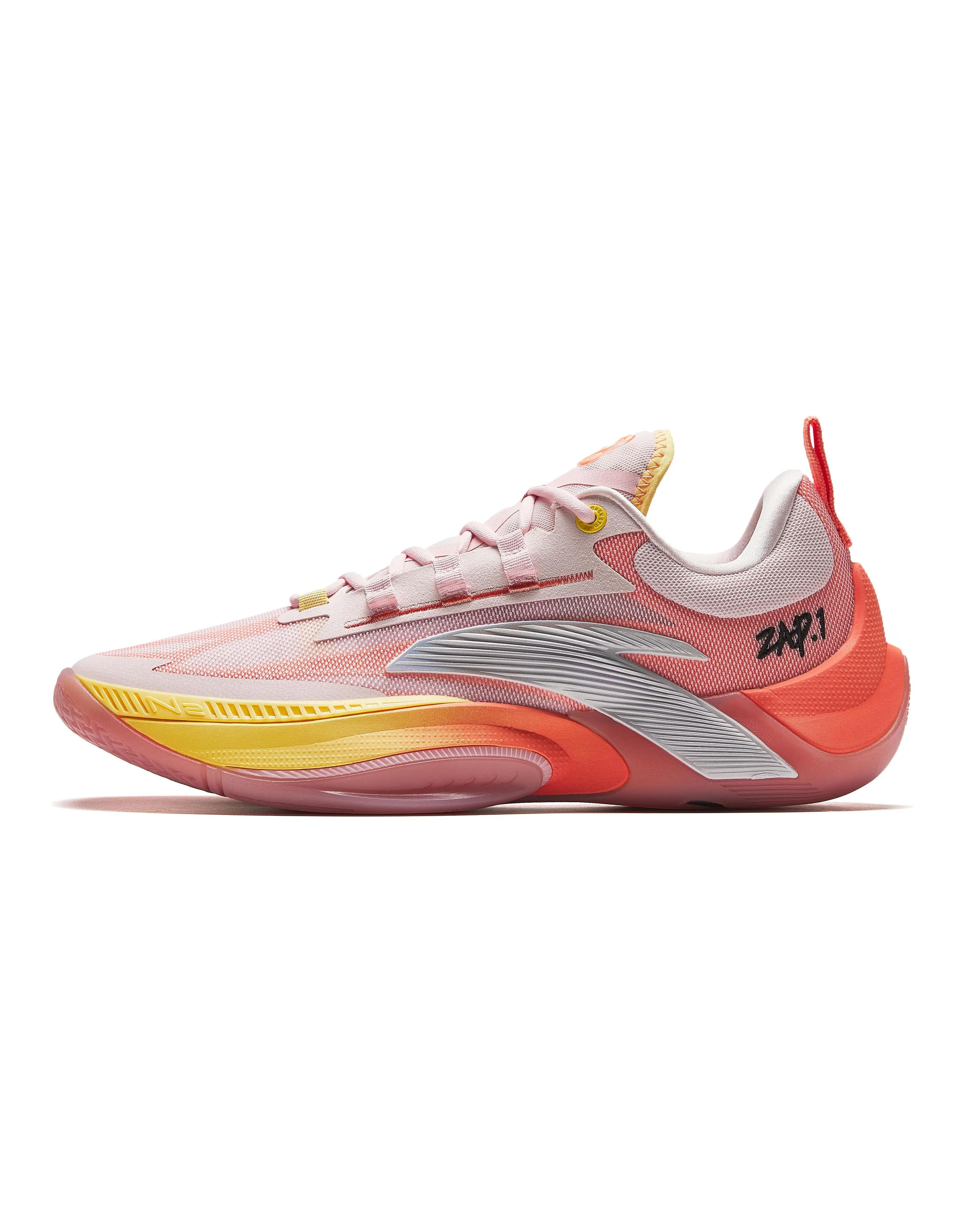 Anta Instantaneous 1 Honey Peach Low-Top Basketball Shoes Men's Pink