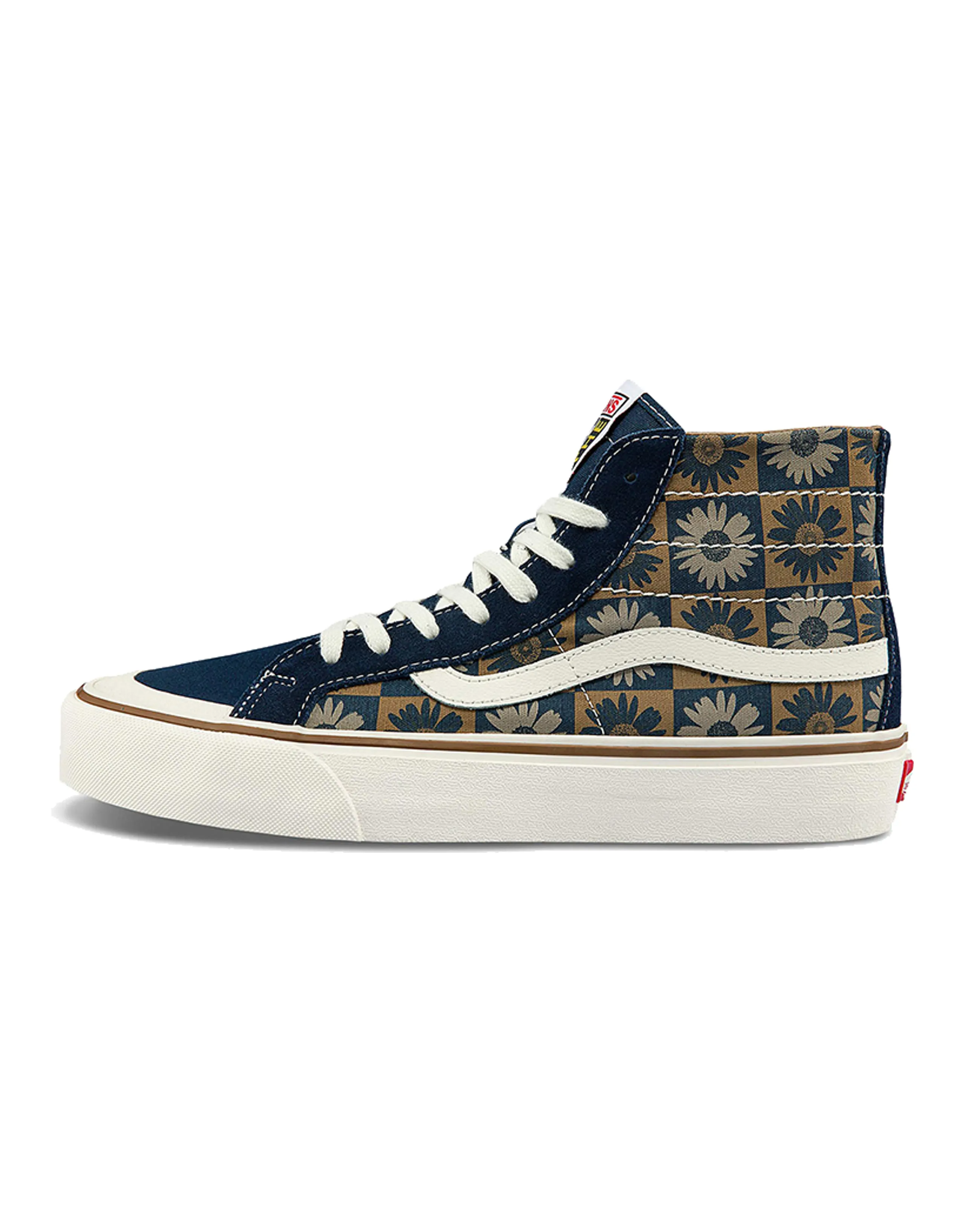 Vans Unisex SK8 Hi High Top Sneakers Blue/White