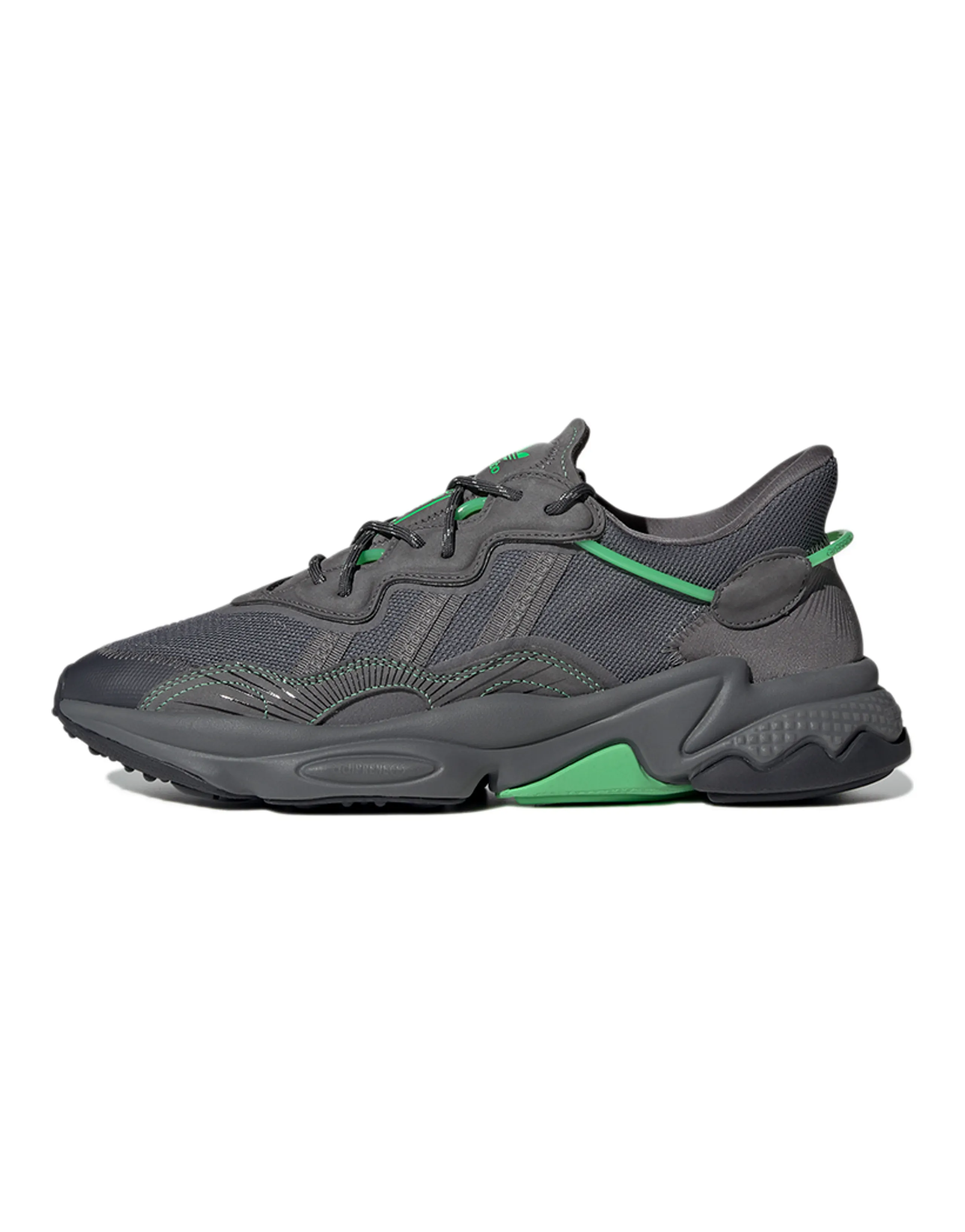 Adidas Originals Ozweego Casual Shoes 'Charcoal Grey Green'