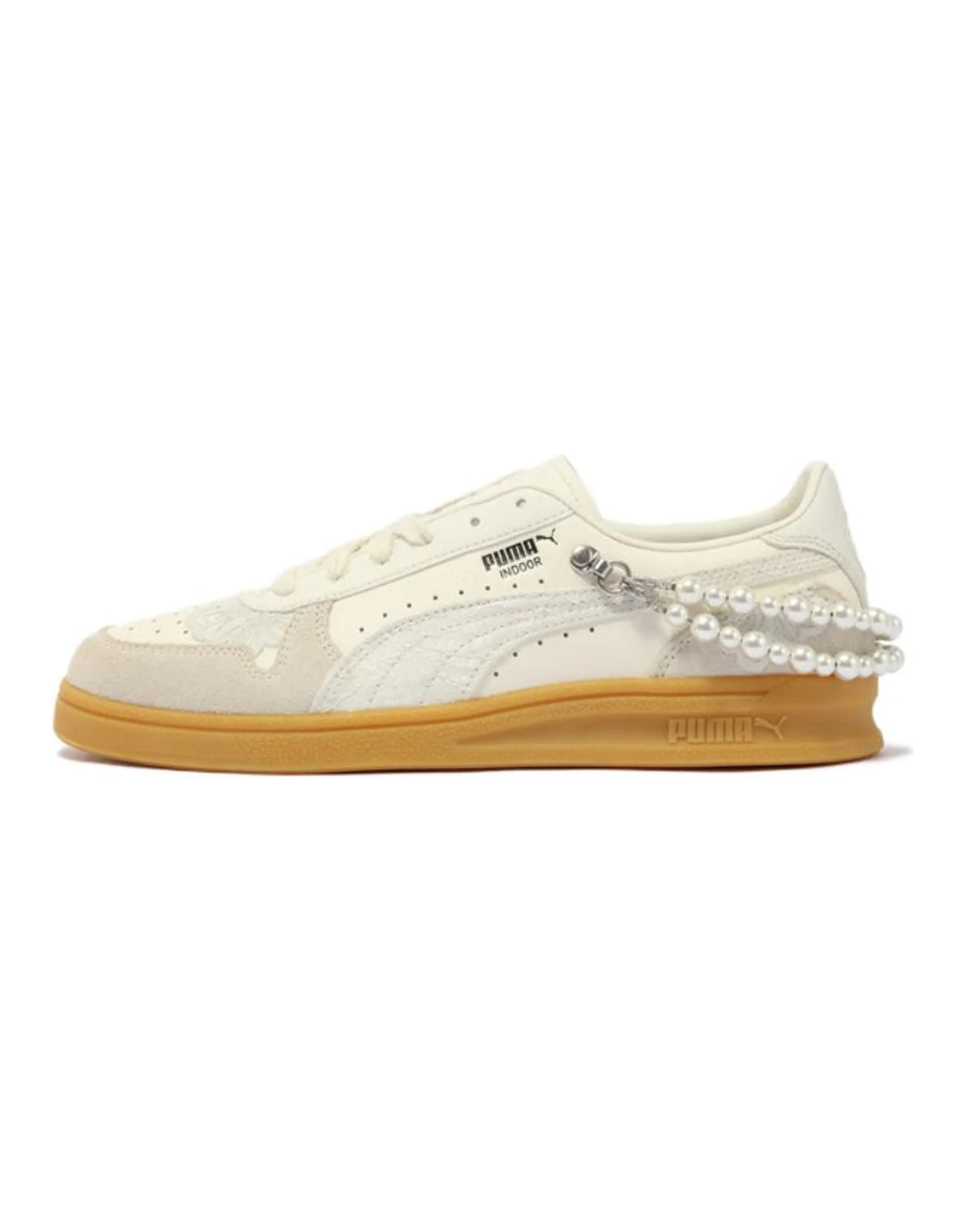 PUMA Anti-Slip Wear-Resistant Low-Top Skateboard Shoes Unisex White Gray Black