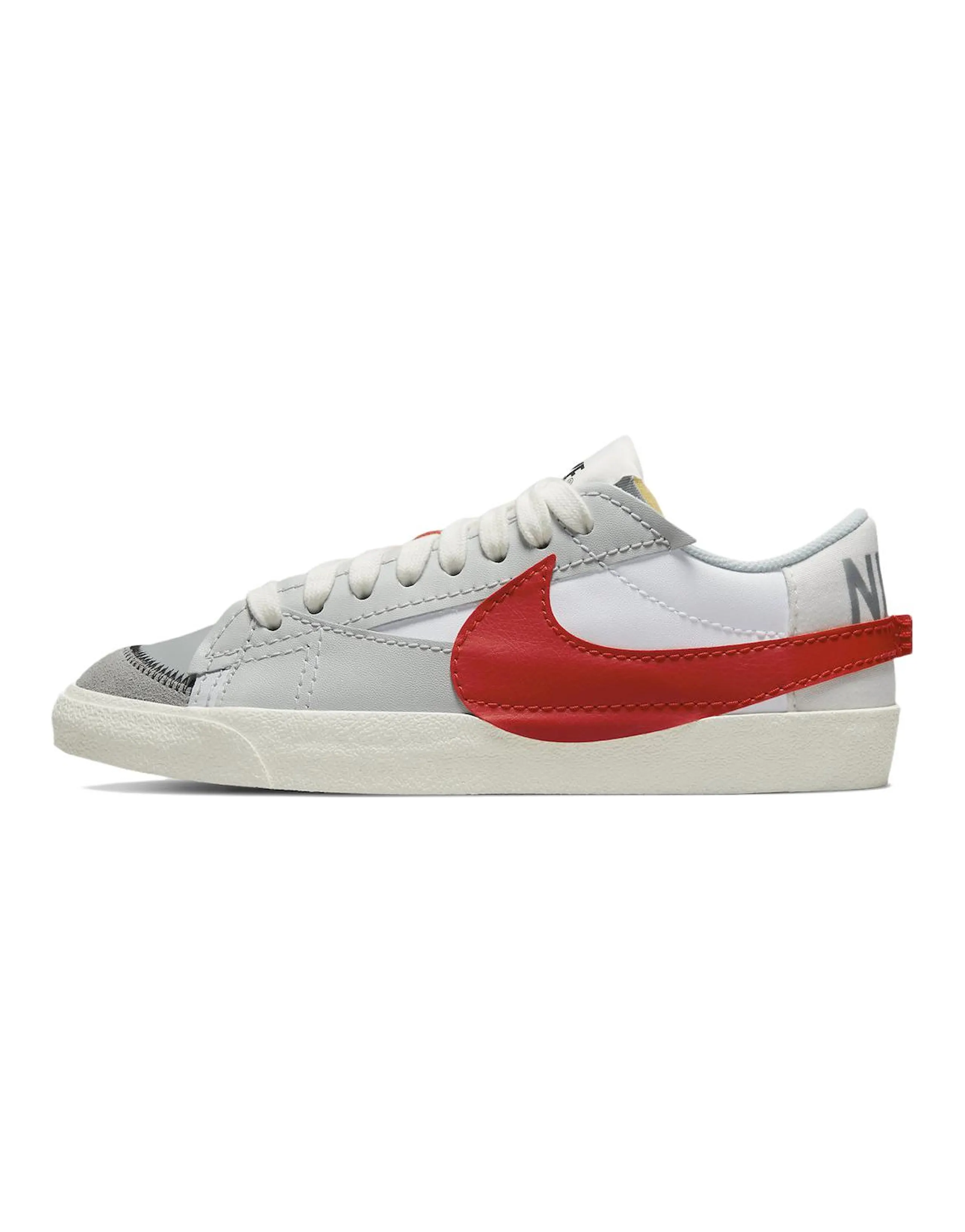 Nike Blazer Low 77 Jumbo White Photon Dust Light Smoke Grey University Red