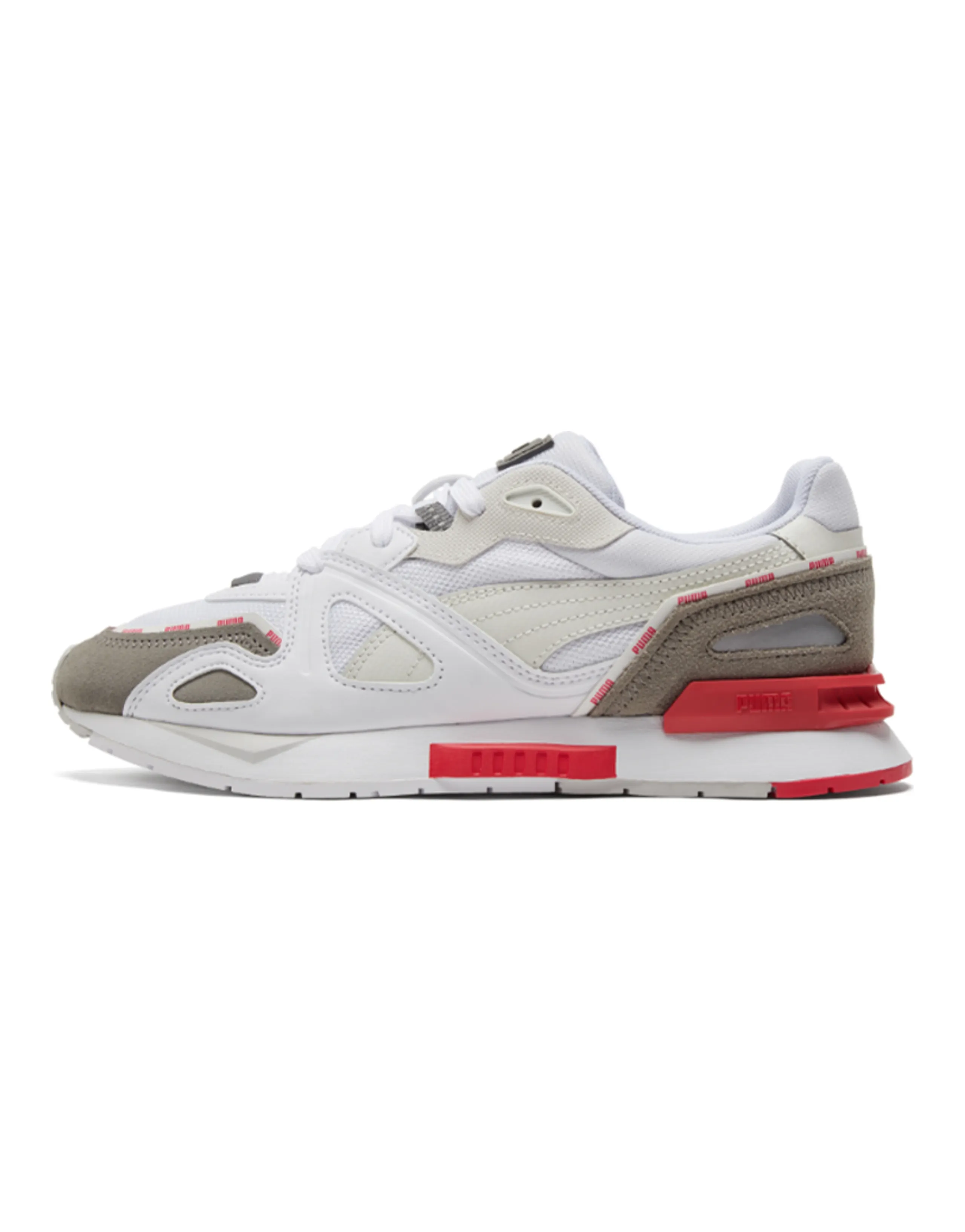 PUMA Unisex Mirage Mox Running Shoes Grey/Red