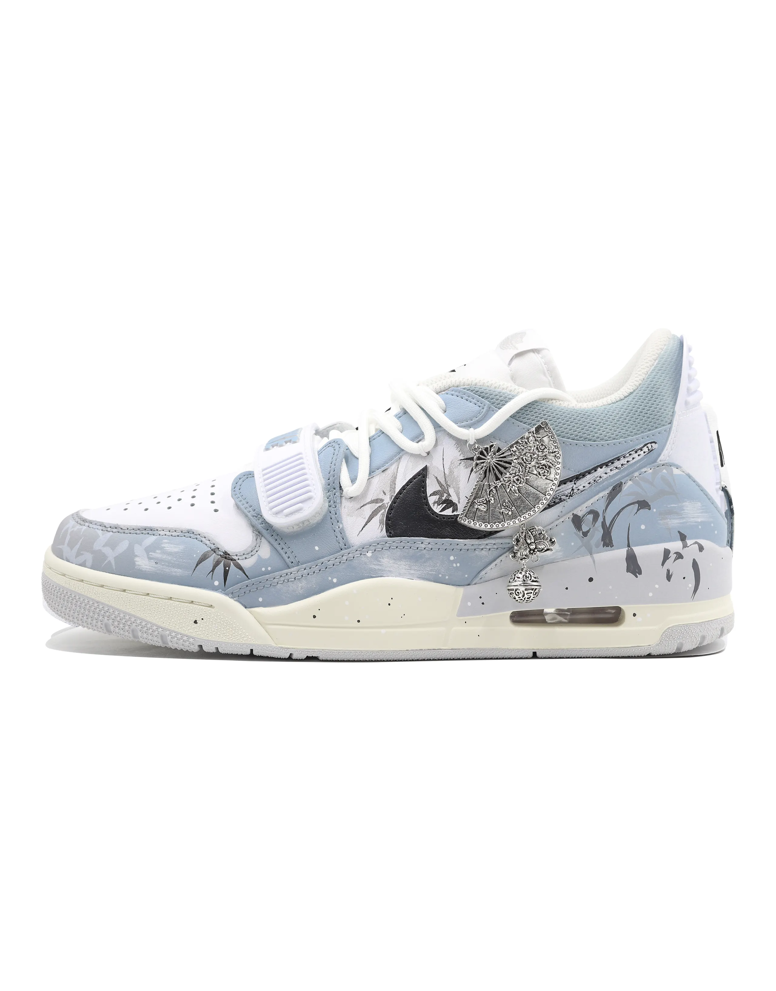 JORDAN Legacy 312 Vintage Basketball Shoes Men Low-Top White