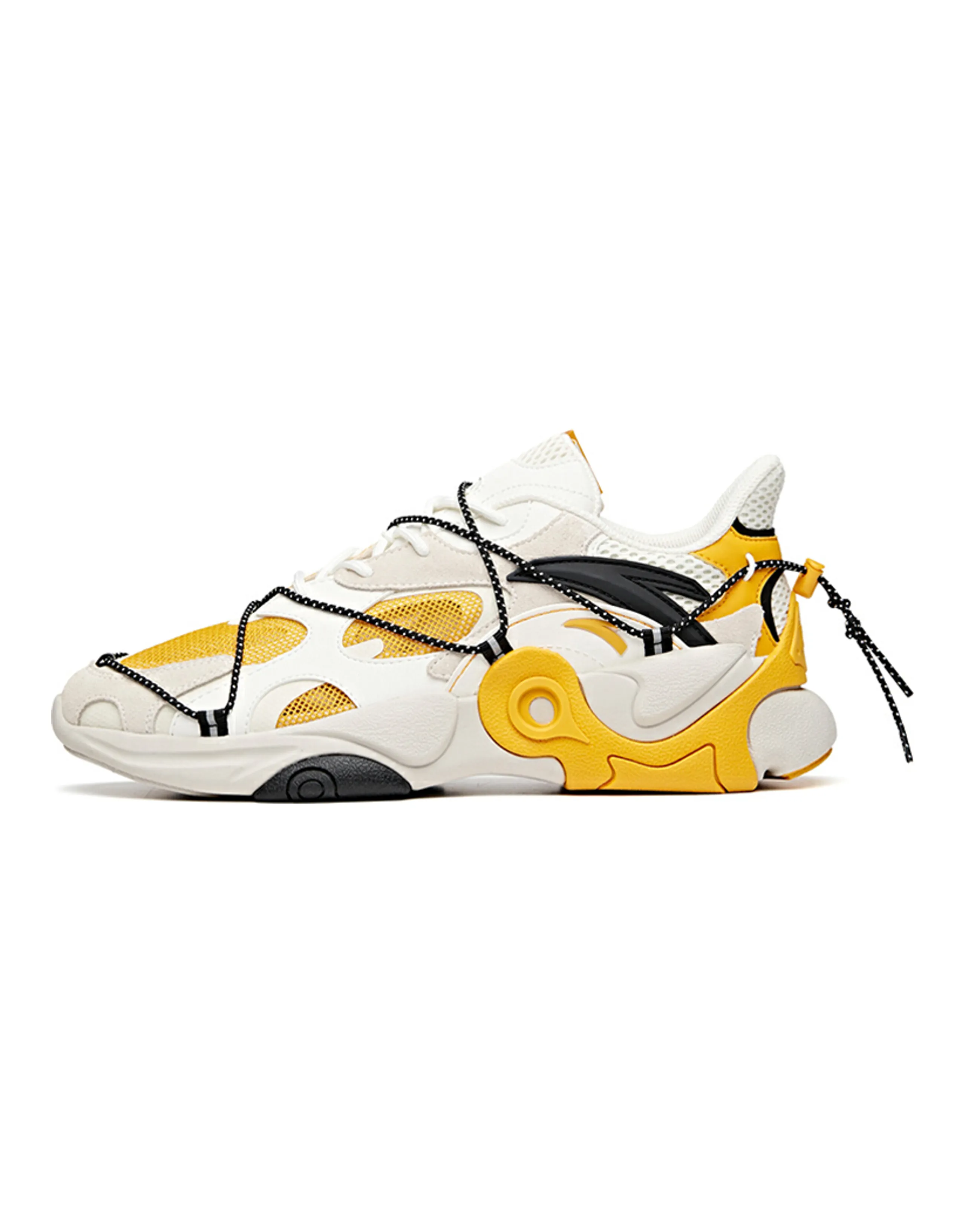 ANTA Casual Shoes Men Low-Top Yellow White Red