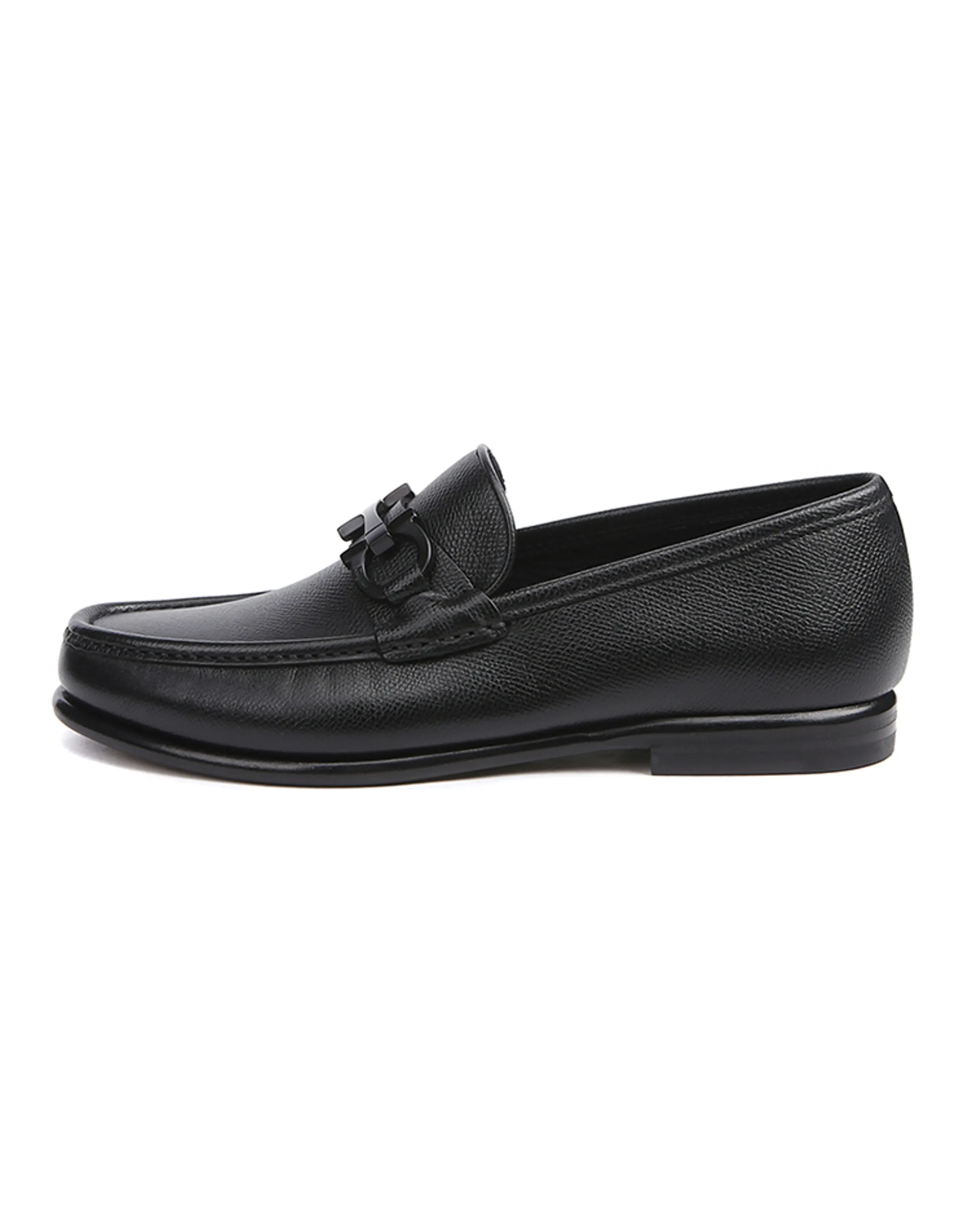 FERRAGAMO Crown Collection Men's Casual Shoes Men's Black
