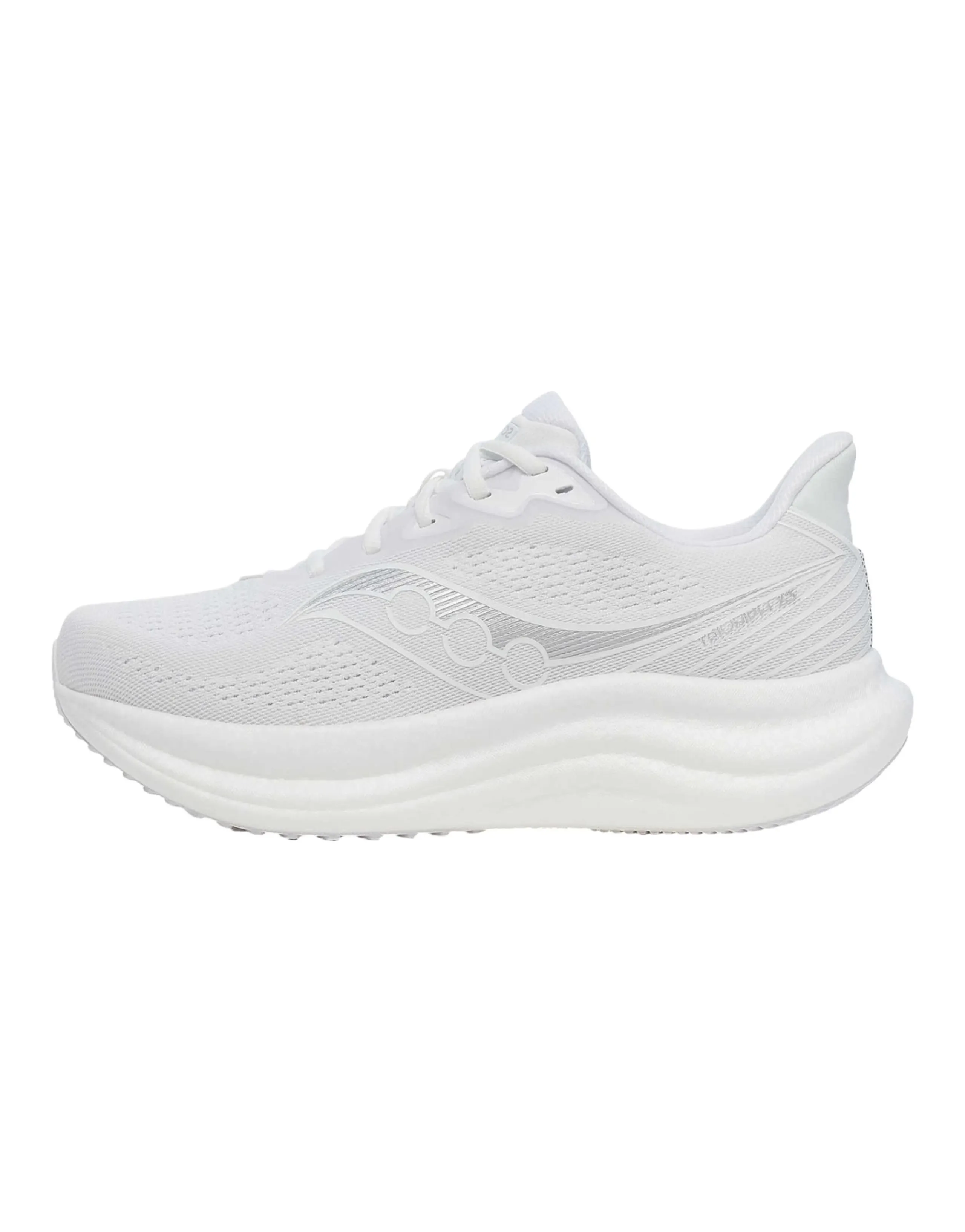 Saucony Triumph 23 Soft Comfortable Mesh Slip-Resistant Low-Top EVA Casual Running Shoes Men's White