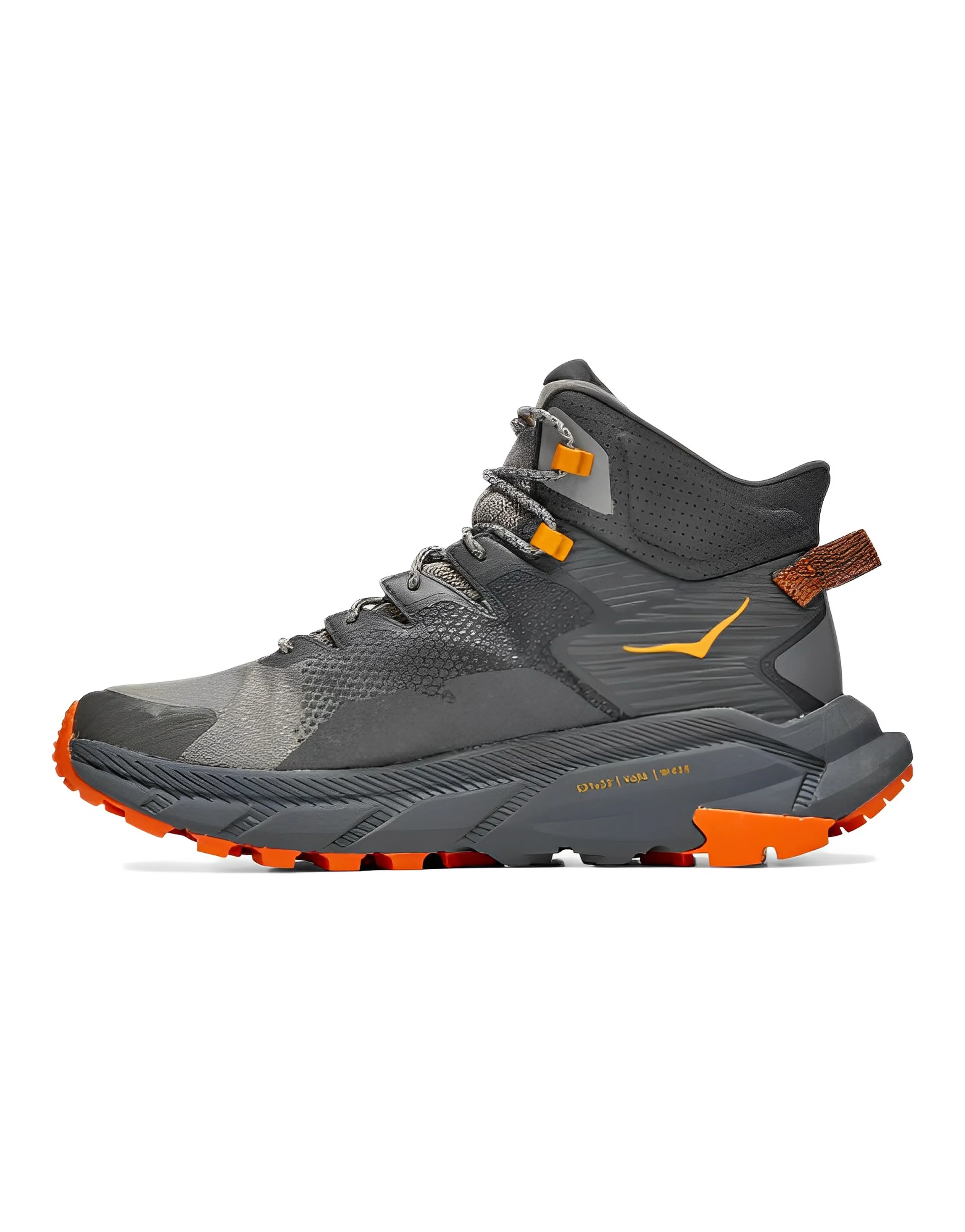 HOKA ONE ONE Trail Code Gore Tex Castlerock Persimmon Orange