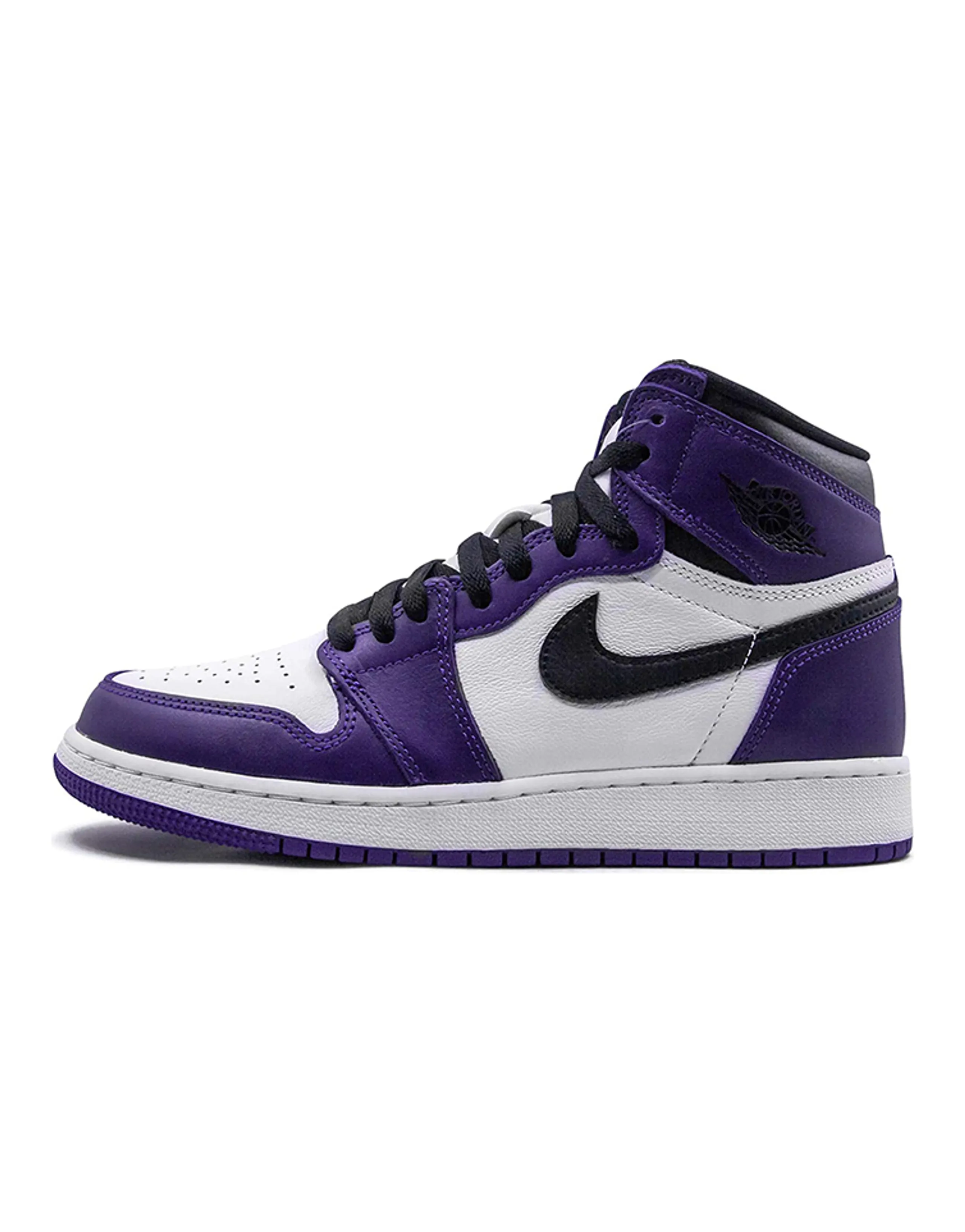 Jordan 1 Retro High Court Purple White GS
