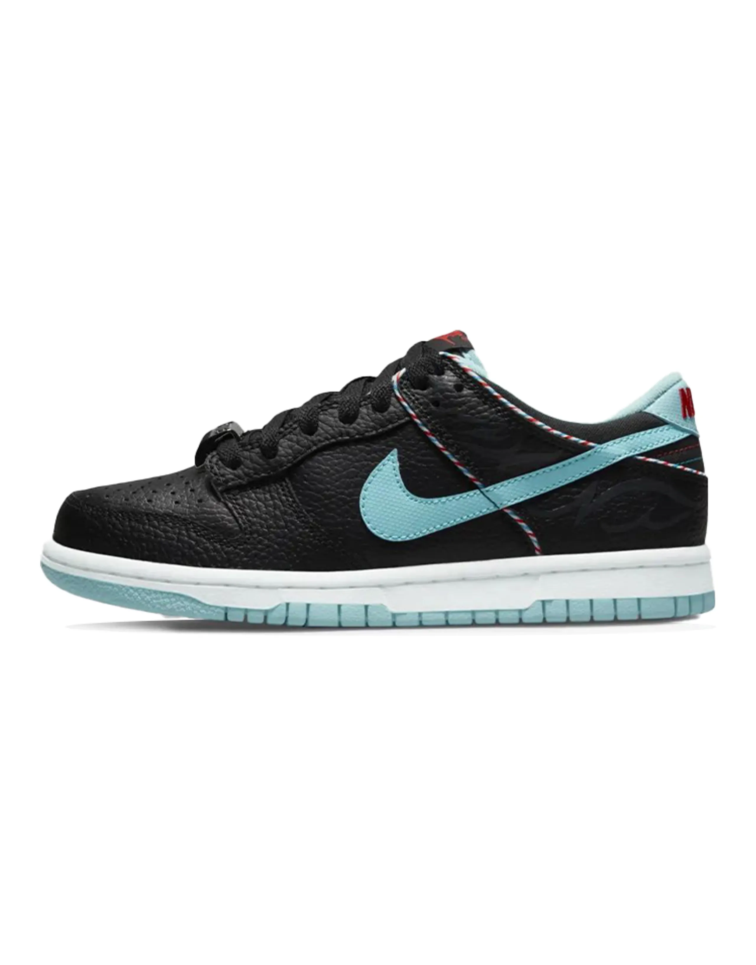 Nike Dunk Low SE Barber Shop Black GS