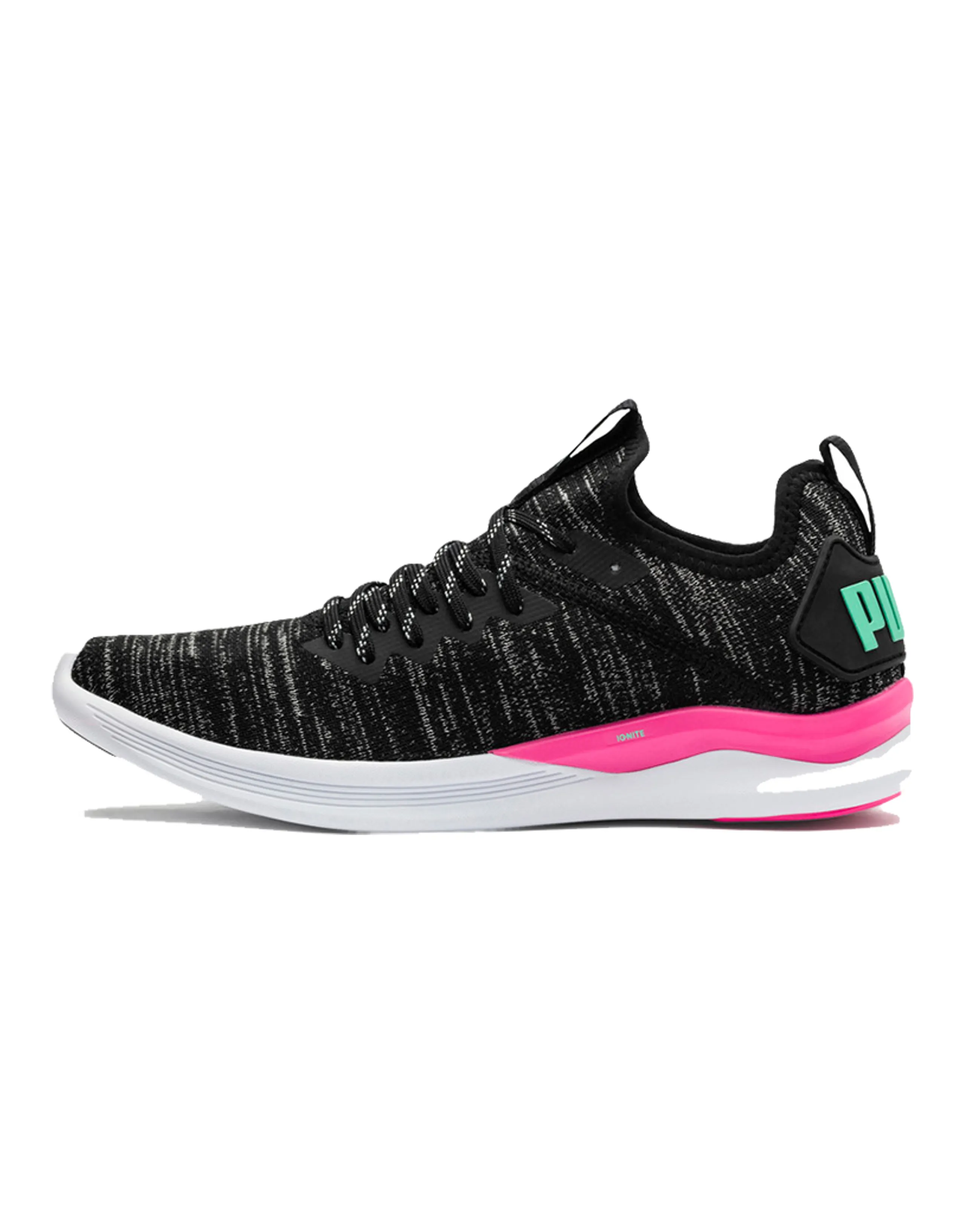 PUMA Ignite Flash Evoknit 'Black Pink' Women's