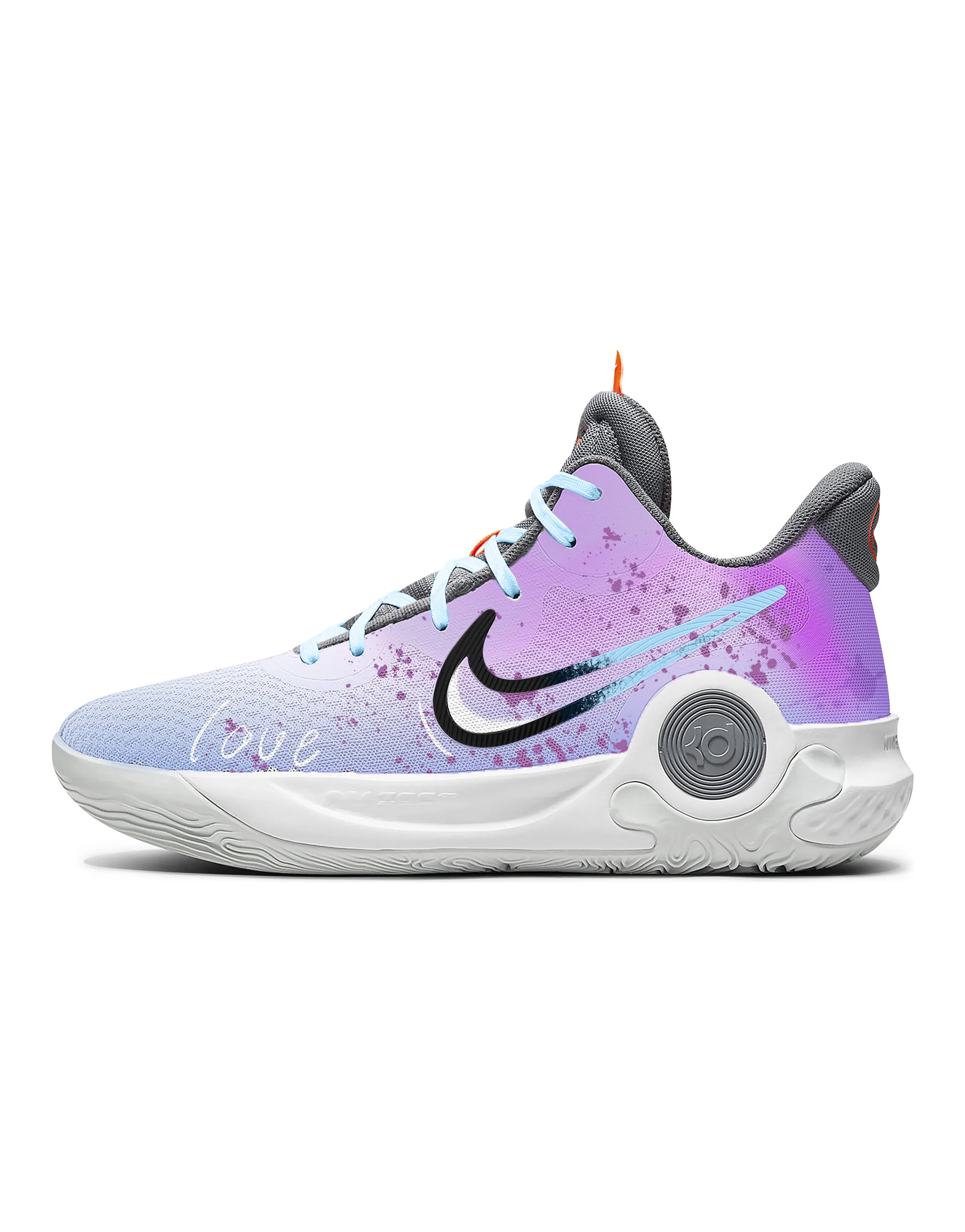 Nike KD Trey 5 IX Basketball Shoes Unisex Mid-Top Violet
