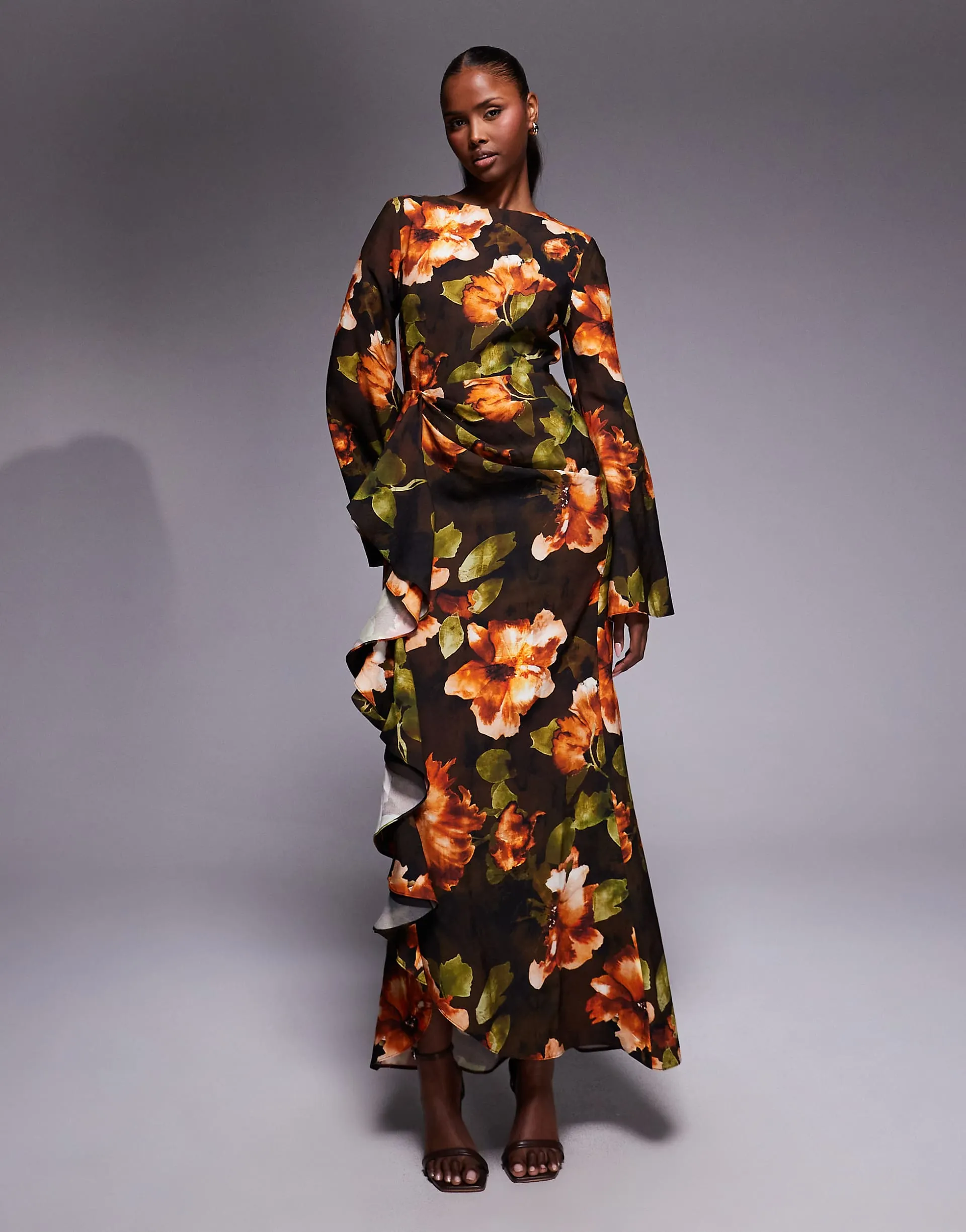 Dark floral print