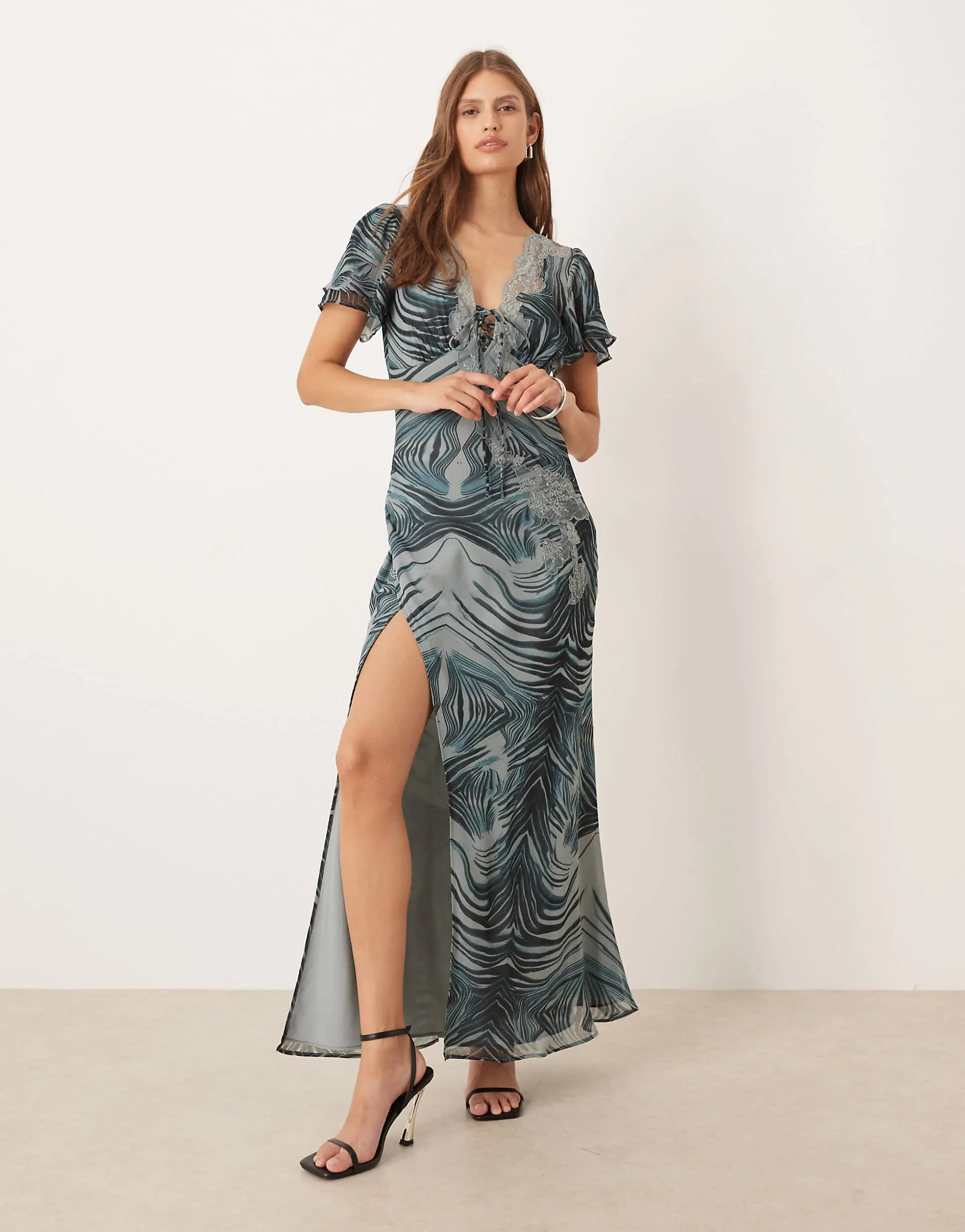 Blue Floral Print