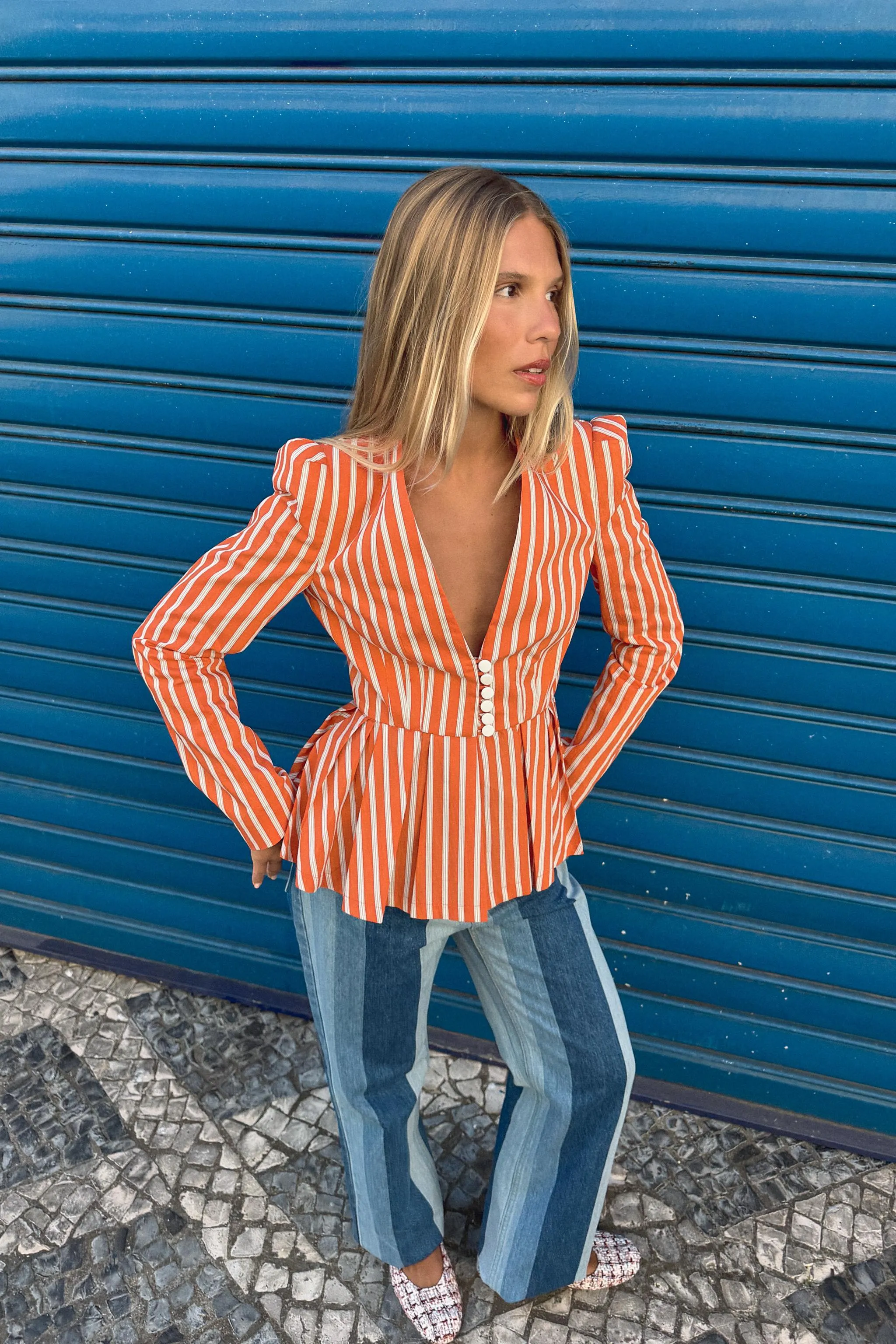 white-orange