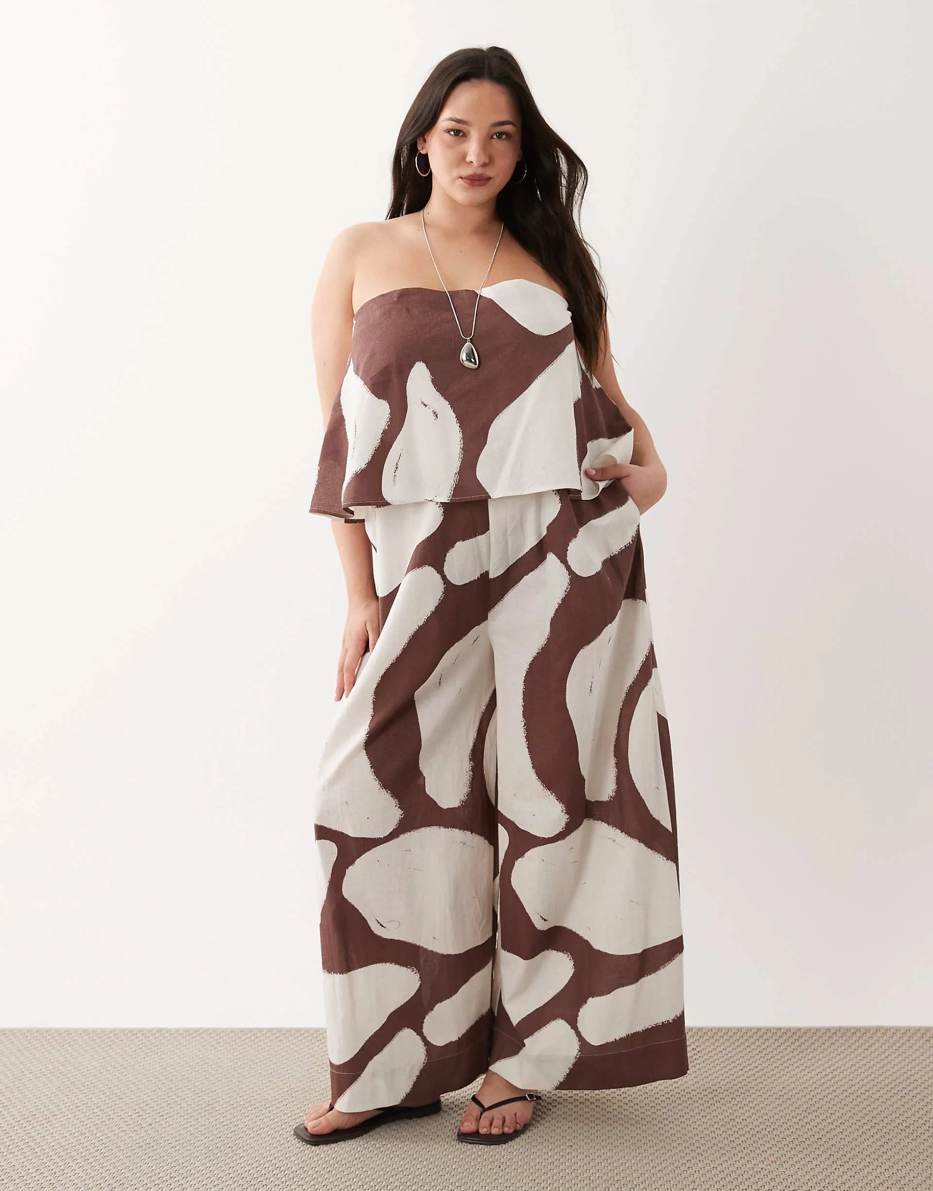 Brown print