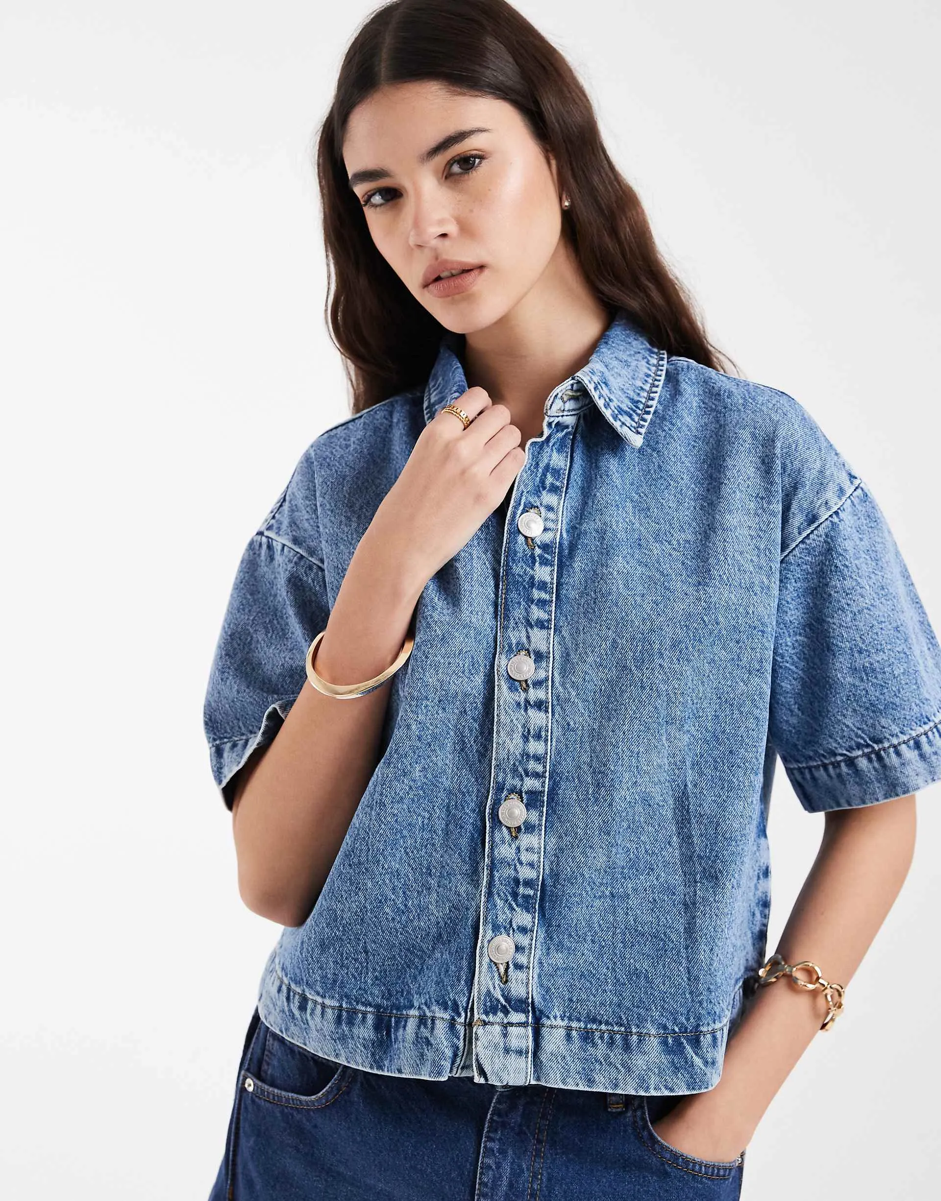 Medium blue denim