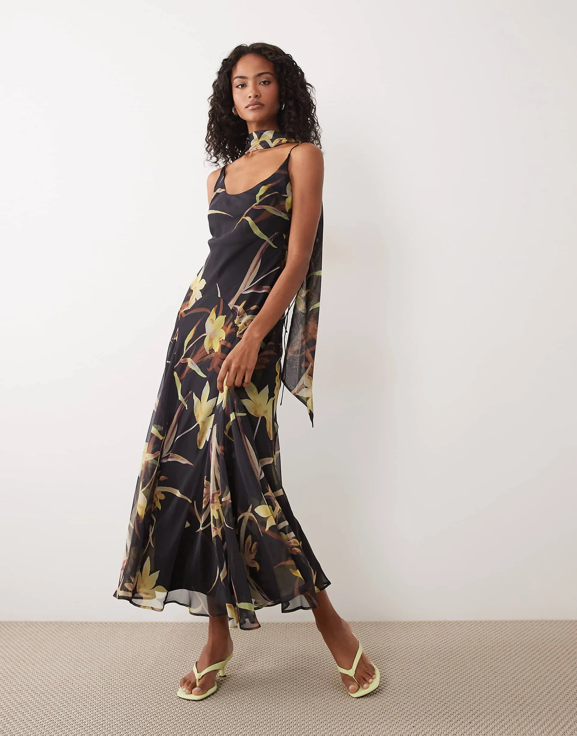 Brown Floral