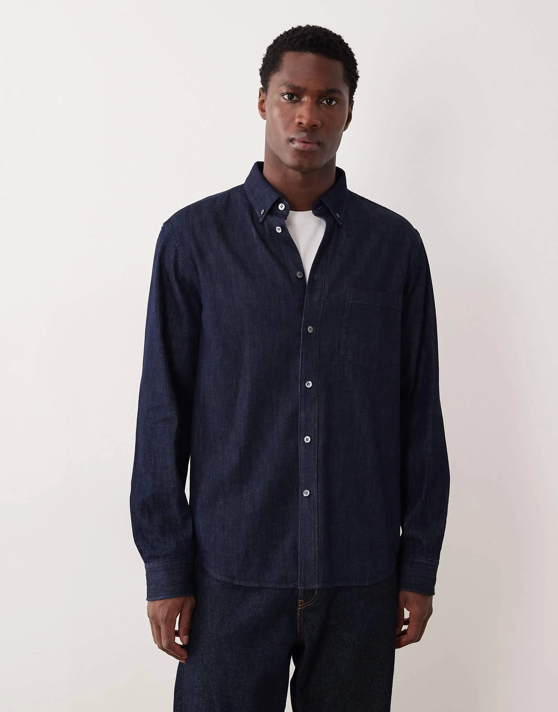 Dark blue wash