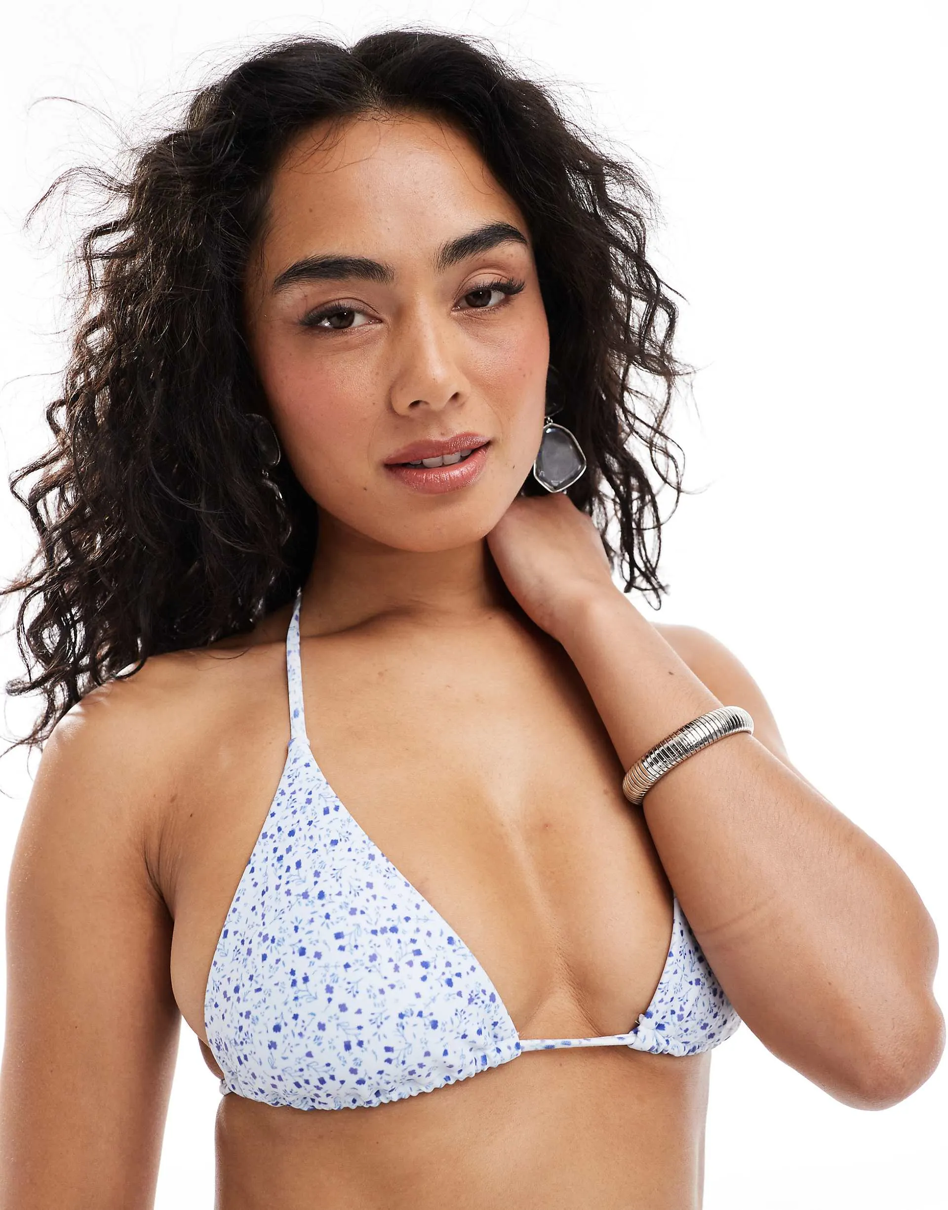 Blue ditsy floral